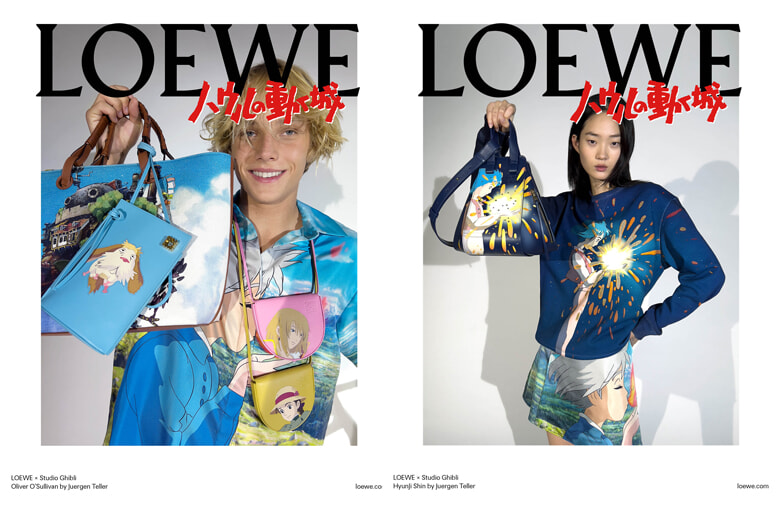 ロエベ × ジブリのコラボ最終章は『ハウルの動く城』！｜Fashion