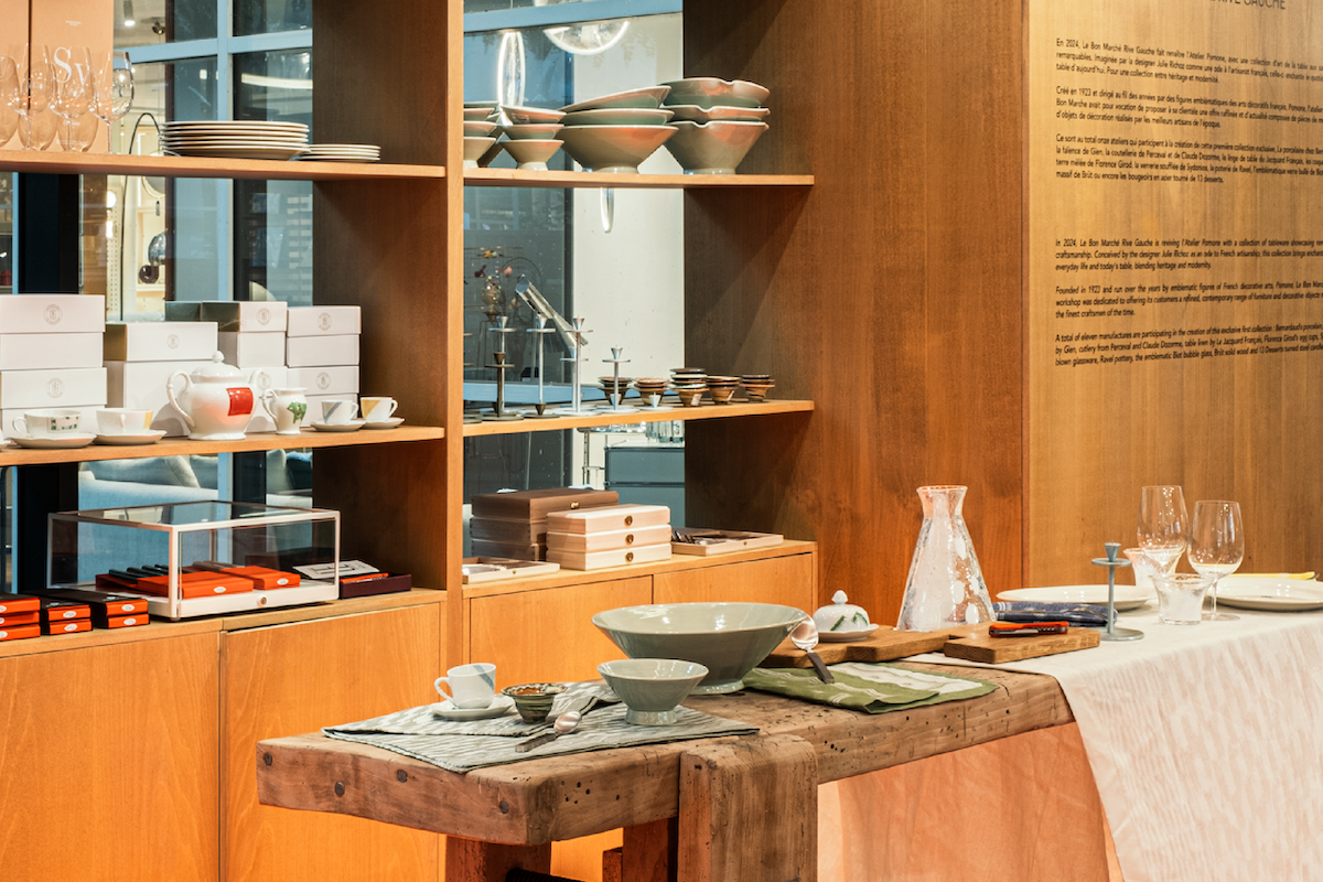 ボン・マルシェに復活したアトリエ・ポモーヌで、アール・ドゥ