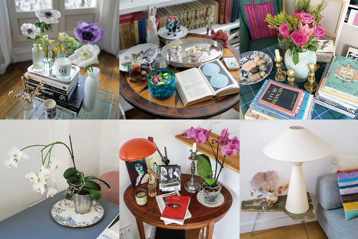 パリのインテリア】パリジェンヌのサイドテーブルのある暮らし