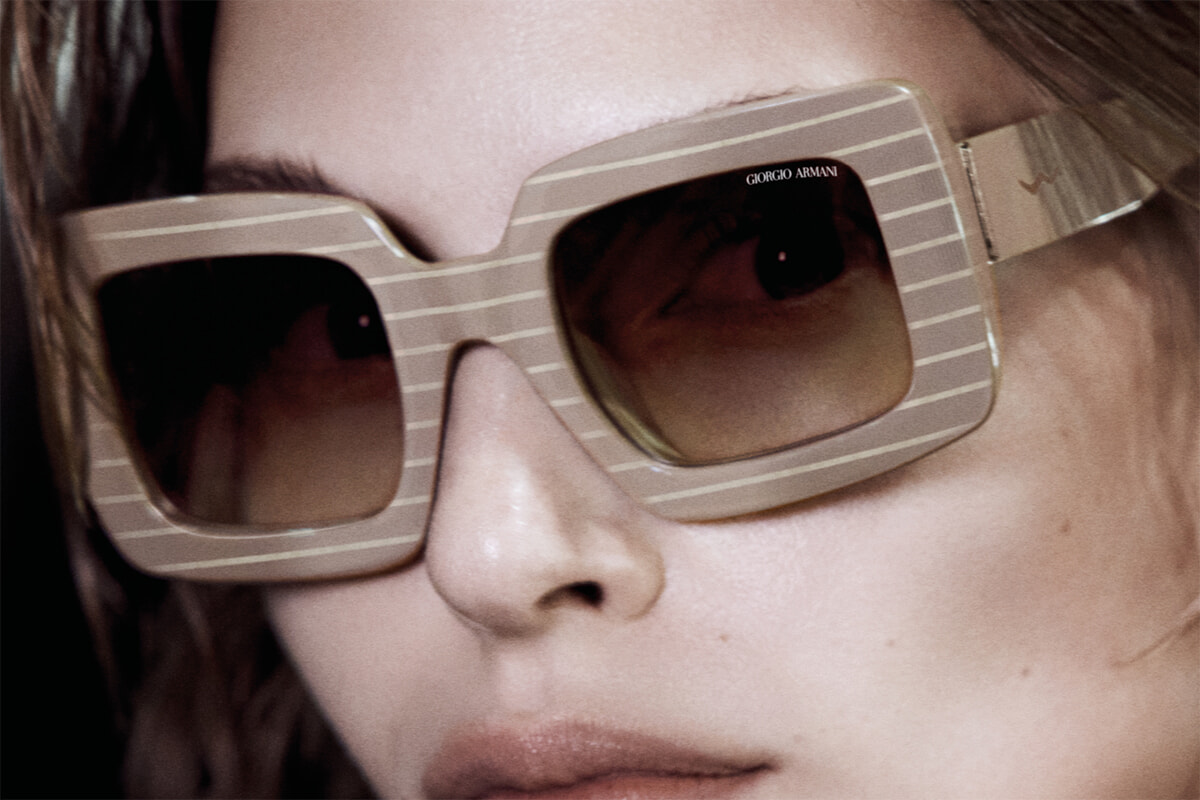 ジョルジオ アルマーニのクールなサングラスで、記憶に残る夏を
