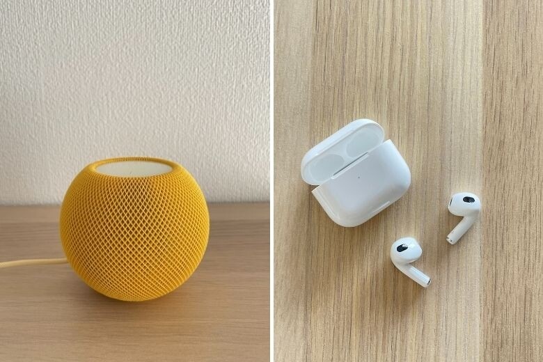 体験の贈り物に、HomePod miniとAirPods（第3世代）。｜Editor's Blog｜Blog｜madame  FIGARO.jp（フィガロジャポン）