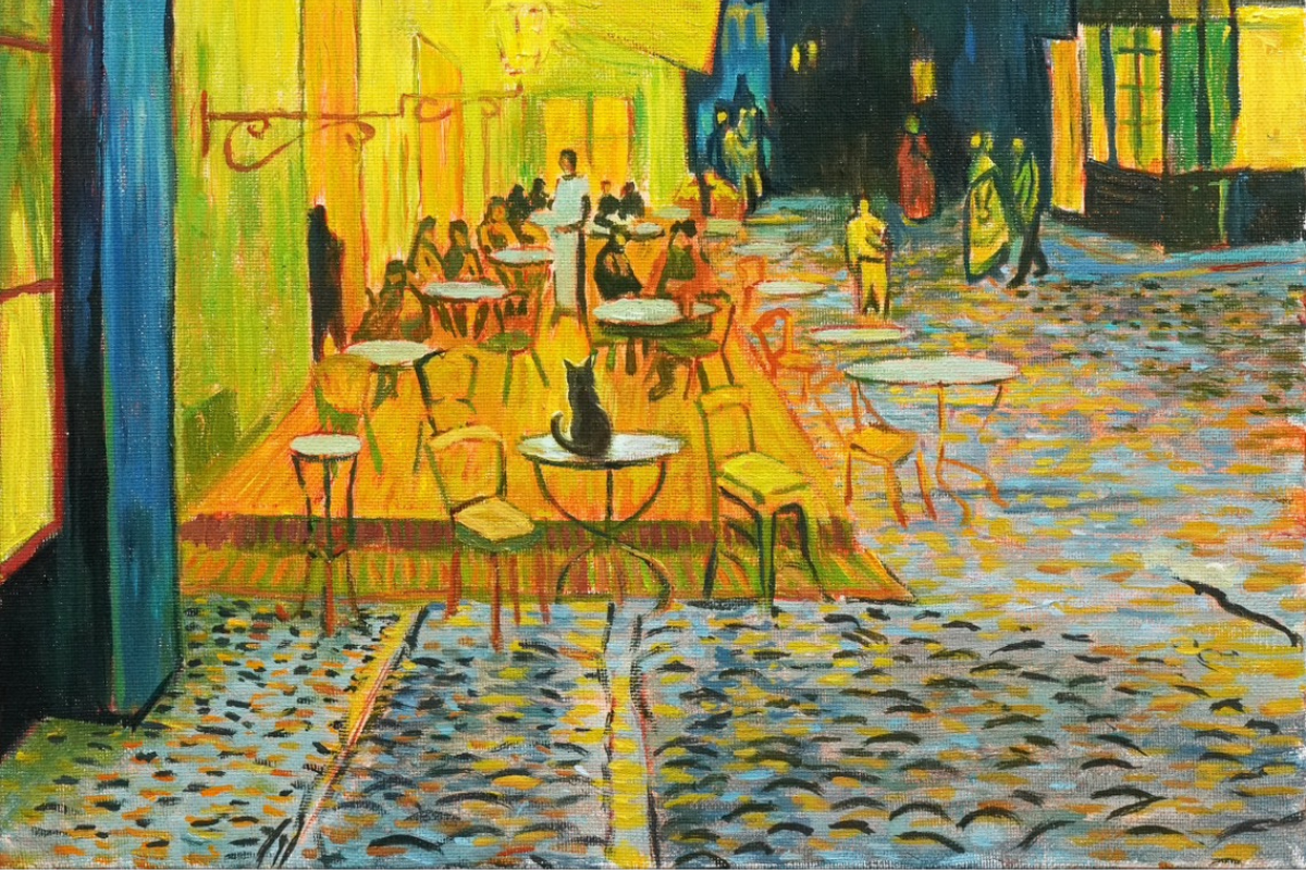 旅するミュシャ#11 ゴッホ「夜のカフェテラス」｜旅するミュシャ｜Blog