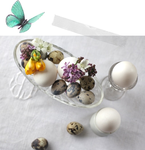 ライラックと鶉卵でイースター飾り Clair De Luneの店主 ｂｂのcollage Blog Blog Madame Figaro Jp フィガロジャポン