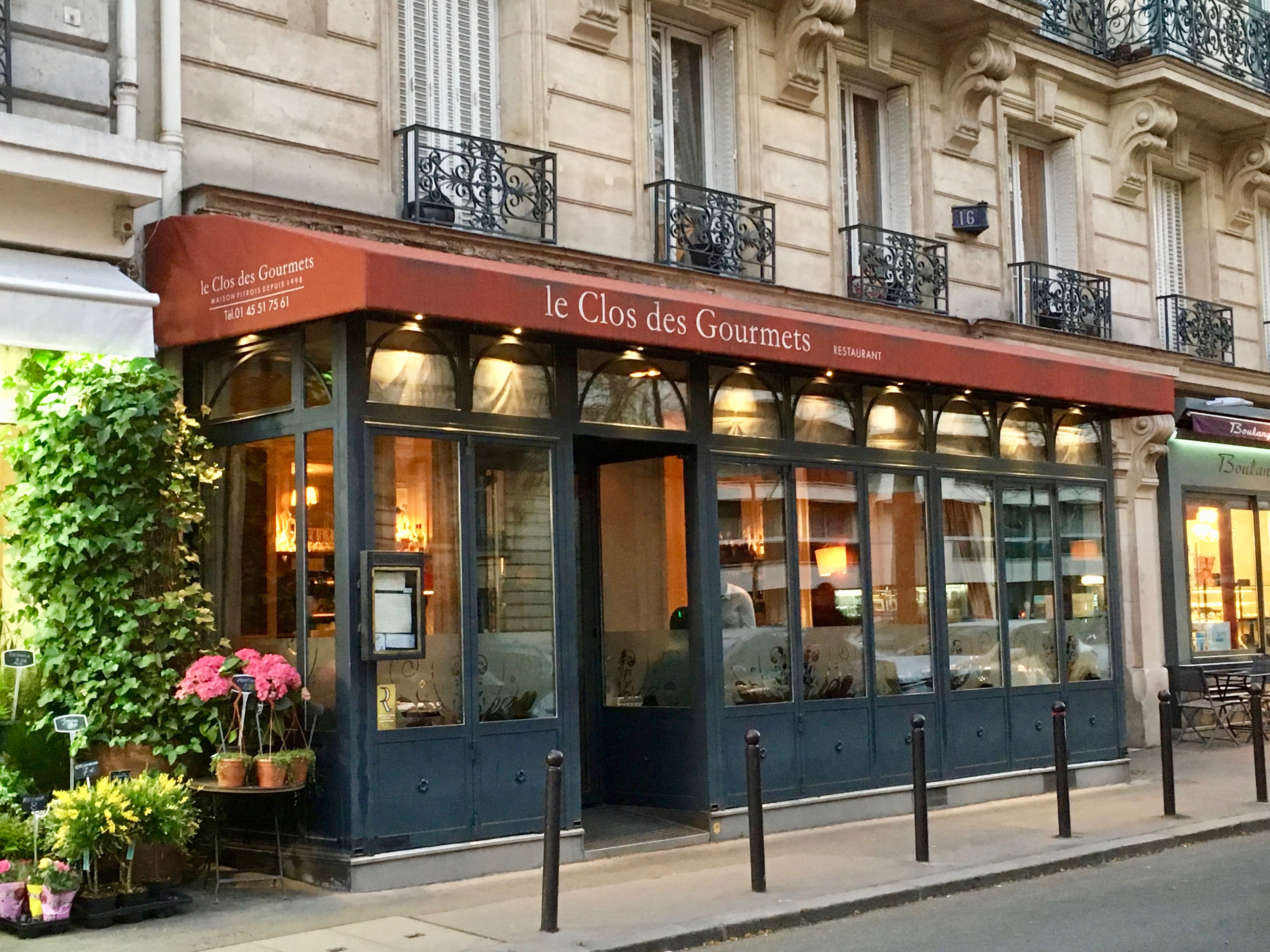 ７区のパリジャンに愛されたレストラン Le Clos Des Gourmets Chichi Paris パリに住むエステティシャンのblog Paris Madame Figaro Jp フィガロジャポン