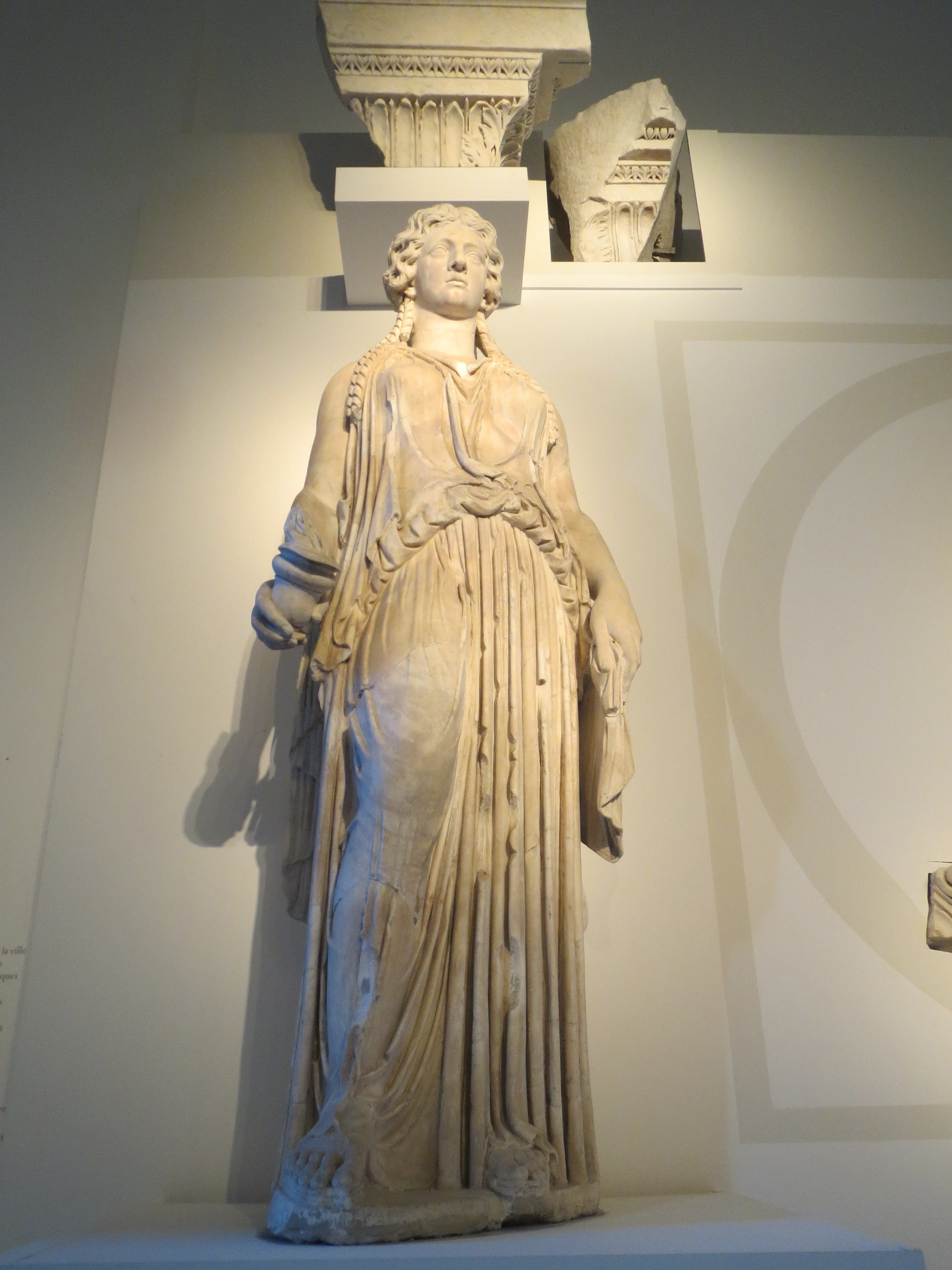プリマポルタのシーザーアウグストゥス 大理石風 彫像/ Caesar Augustus of Prima Porta Bonded Ma 並行輸入  超特価sale開催 家具、インテリア