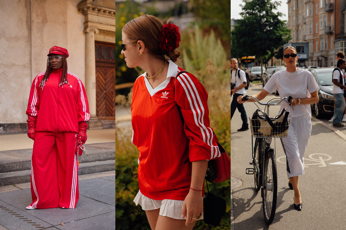 アディダスの「スリーストライプス」に世界のファッショニスタが夢中と