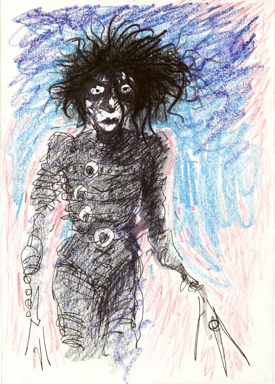 Tim Burton, Untitled (Edward Scissorhands), 1990. EDWARD SCISSORHANDS ©1990. 20th Century Studios, Inc. All Rights Reserved.（大）.jpeg