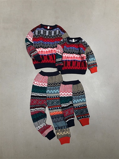 美品 ナゴンスタンス nagonstans ノルディック ニット セーター Y42】nagonstans ノルディックニット セーター - メルカリ