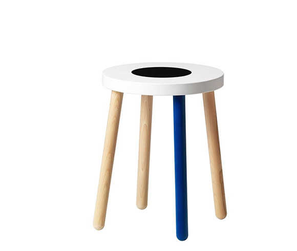 IKEA Colette コレット　コラボ円形スツール ホワイト IKEA Colette コレット コラボ円形スツール ホワイト 温かみのある