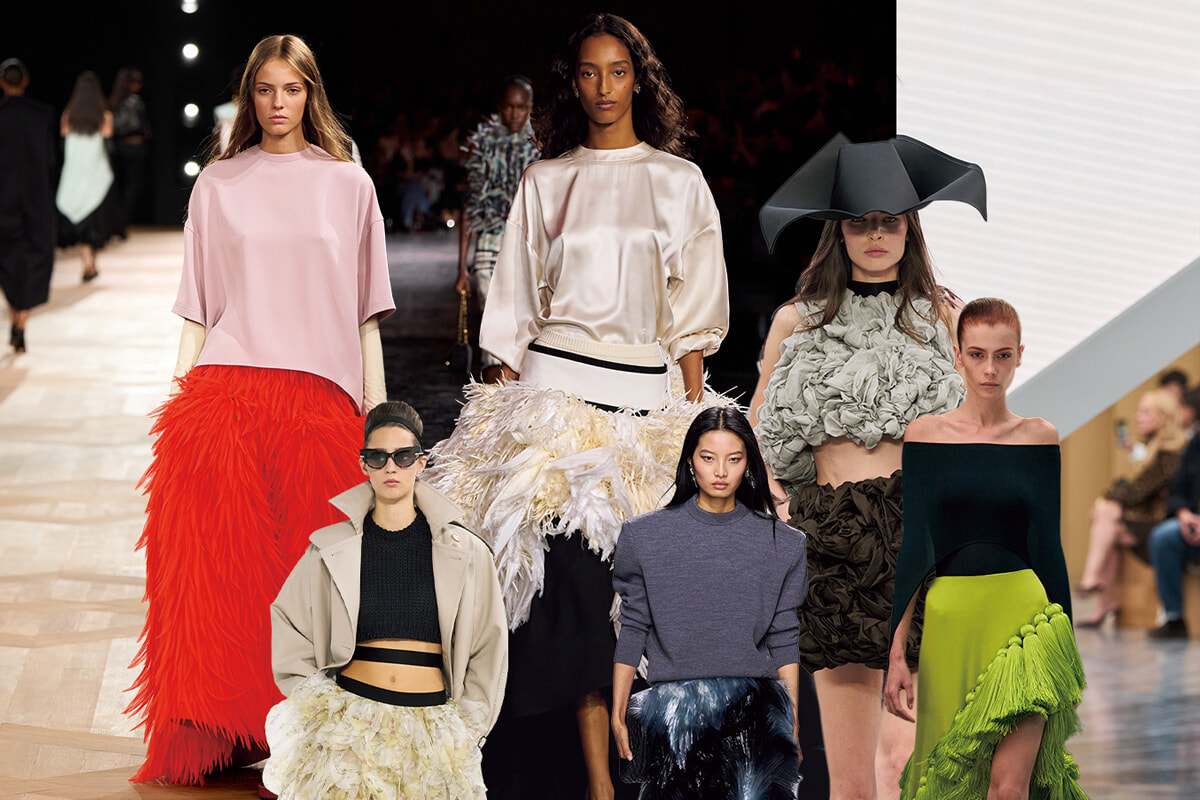 主役になるスカートが一枚あれば、春のおしゃれは完成。