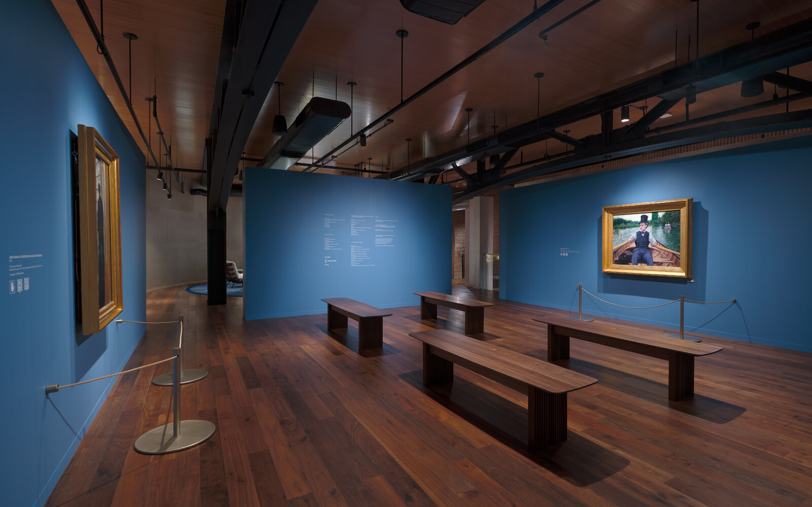Gustave Caillebotte - Boat Party.Young Man at his Window - In situ 1 @Louis Vuitton.jpg