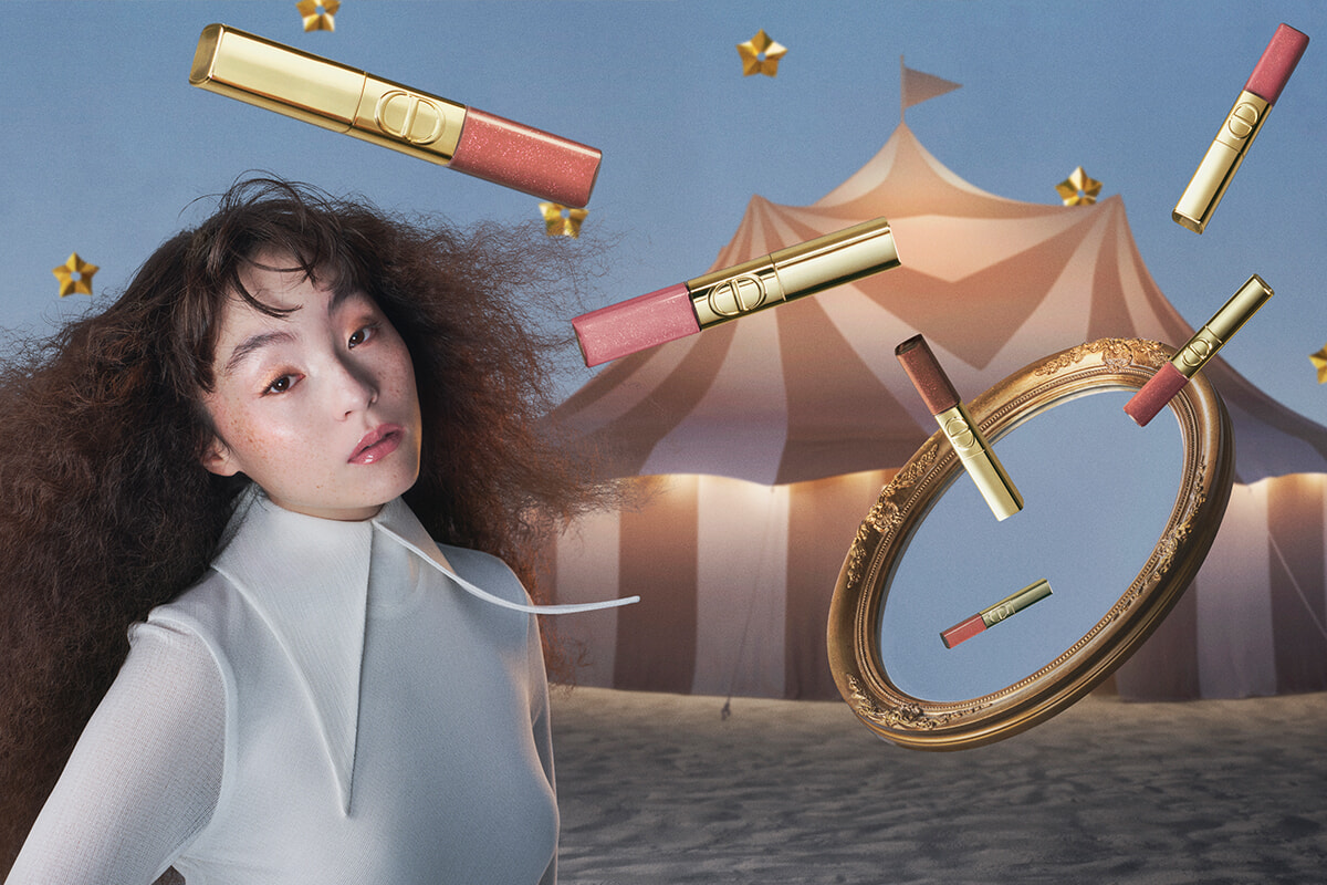 アーティスト・とんだ林蘭が描く、ディオールと魔法のホリデー。