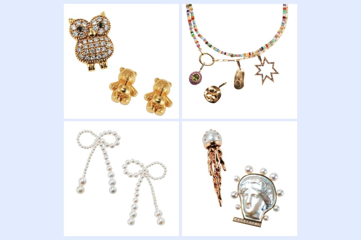 星にリボンに幸運モチーフ、愛らしいモチーフジュエリー13選。