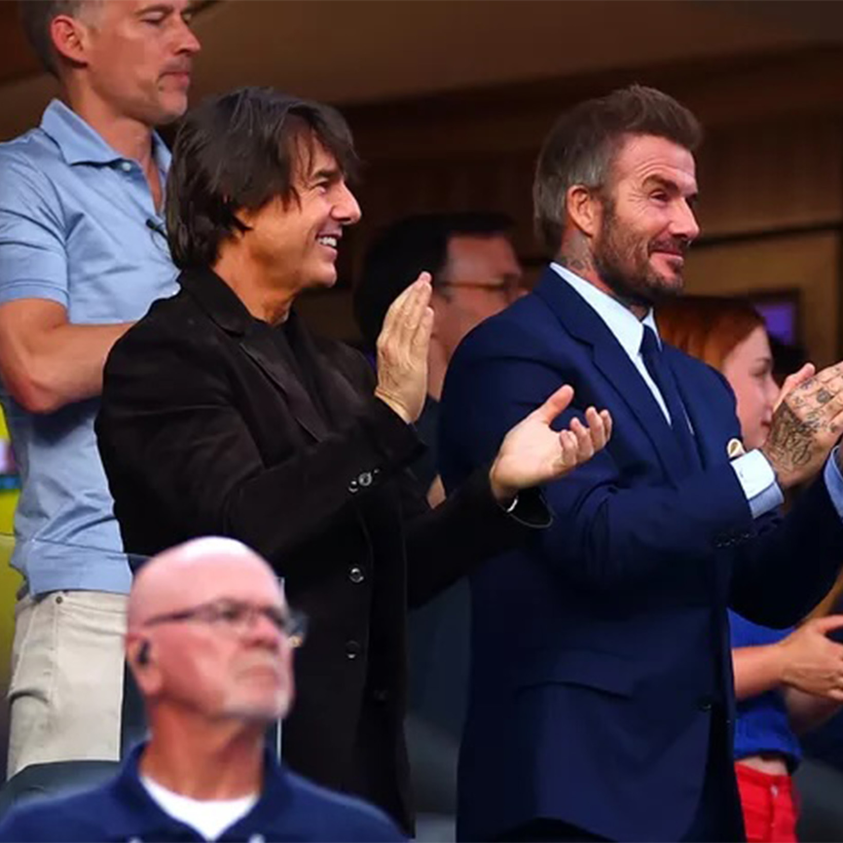 ジャスティン&ヘイリー夫妻、トム・クルーズやベッカムまで！ ワールドカップ2026の会場でキャッチした豪華セレブたち。