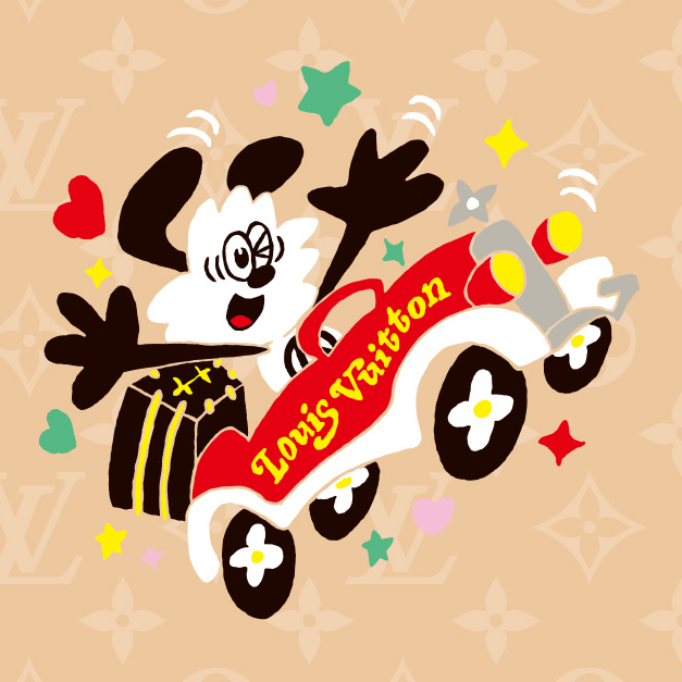 ルイ・ヴィトンとVERDYが描くポップな世界。VICKとVISTYのLINEスタンプ＆壁紙が期間限定で登場！