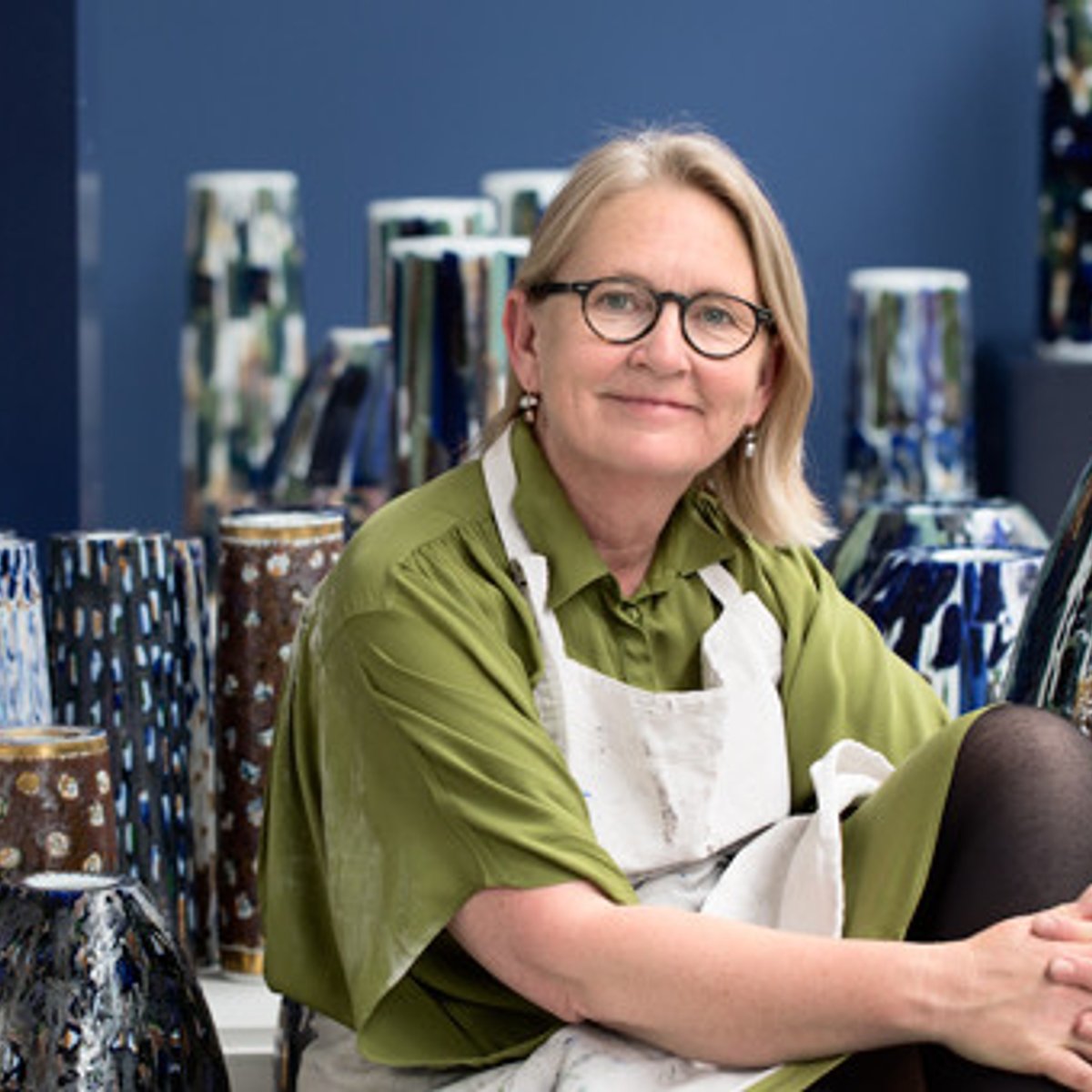 グリーンランドの光の描写、ロイヤル コペンハーゲン「ウニカ」。