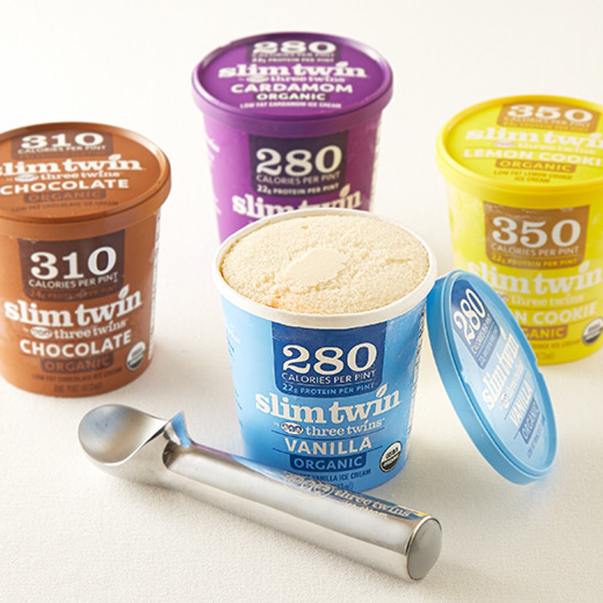 低カロリー＆高タンパクがうれしい、オーガニックアイス。