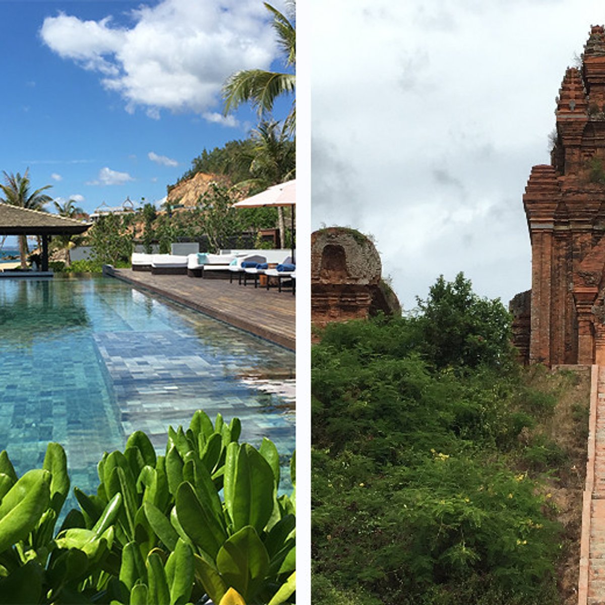 のどかなベトナムがいまも残る町の、ふたつのリゾート。