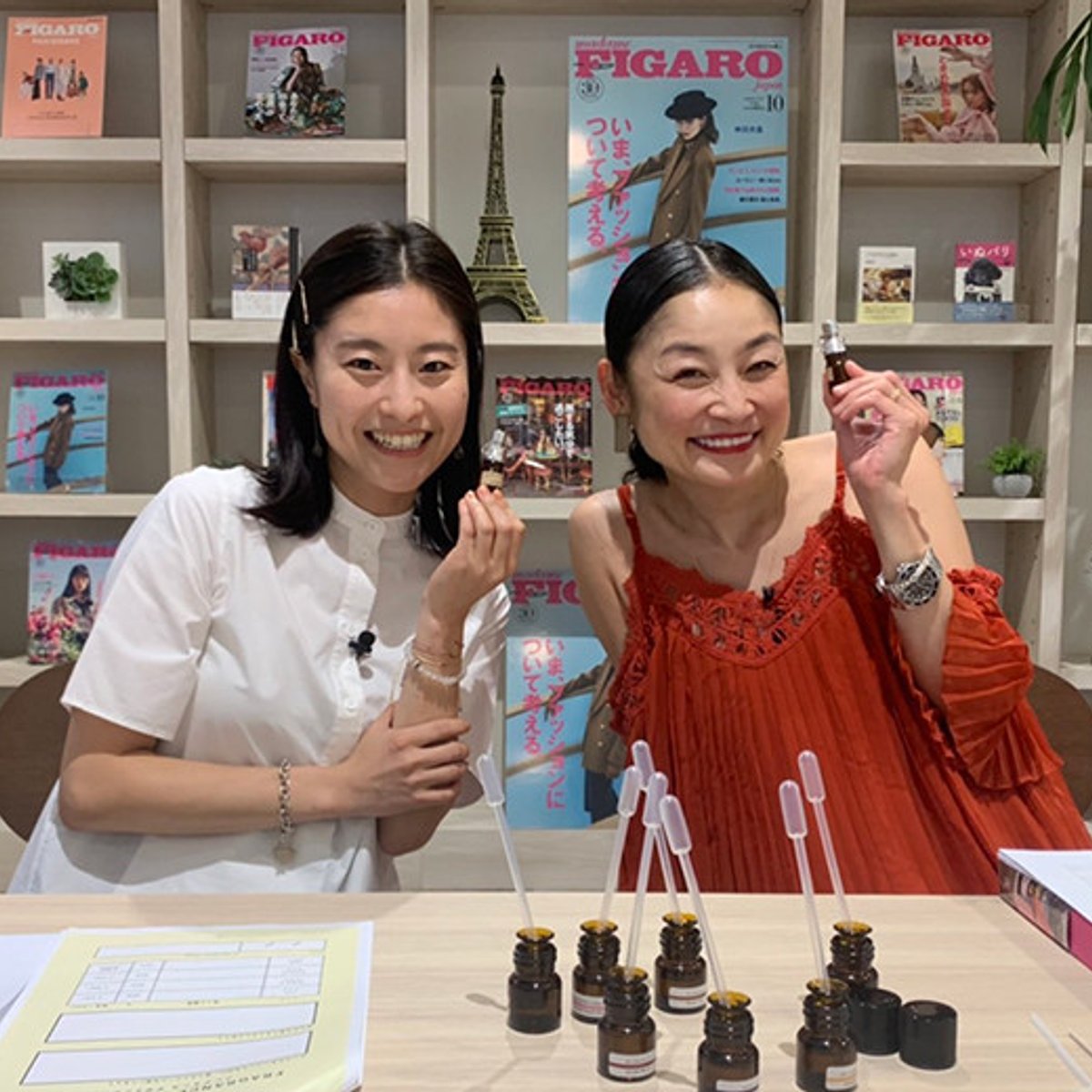 楽しかった！「オン＆オフの香り作り」ワークショップ。