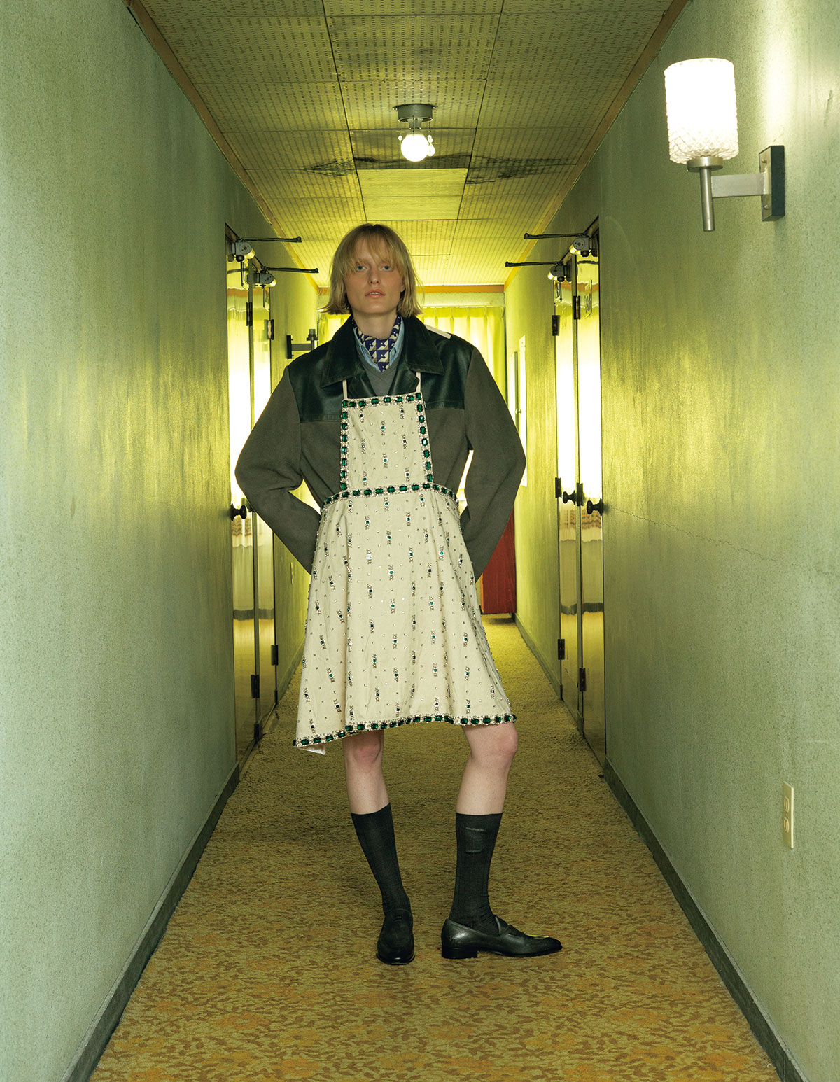 ミュウミュウのエプロンスタイル