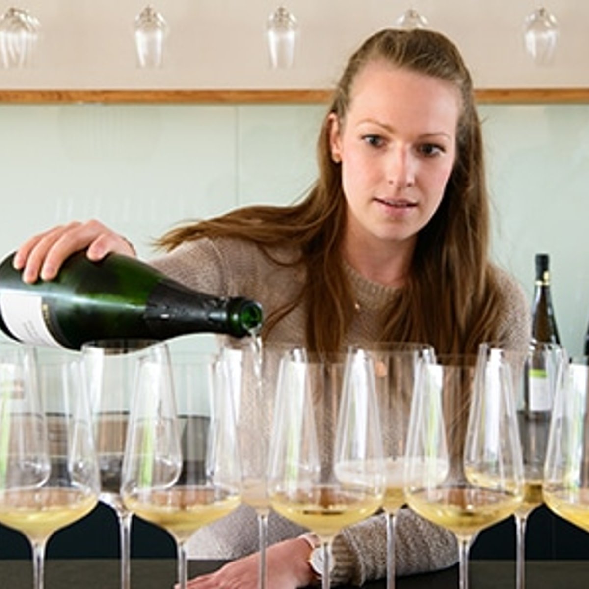 上質なシャンパーニュのように繊細なリースリング。