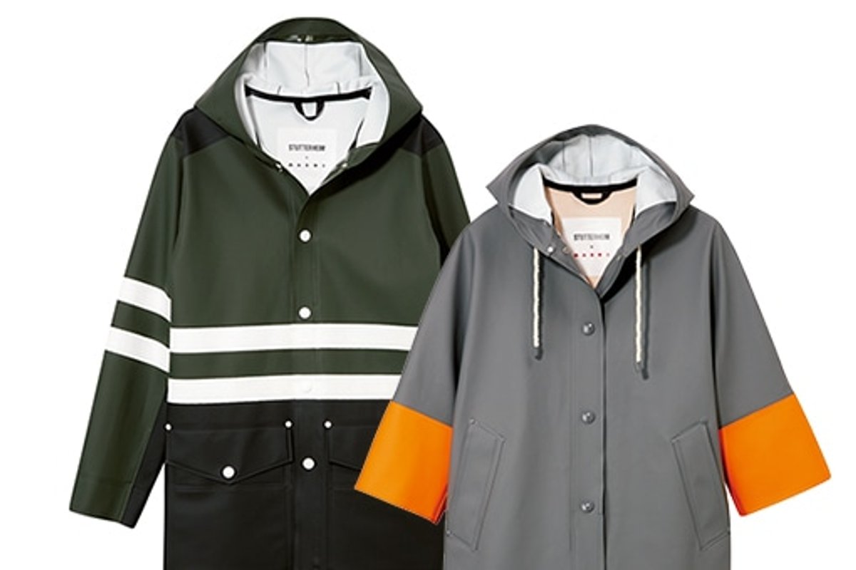 雨の日のおしゃれは、マルニとレインウエアブランドのコラボコートを