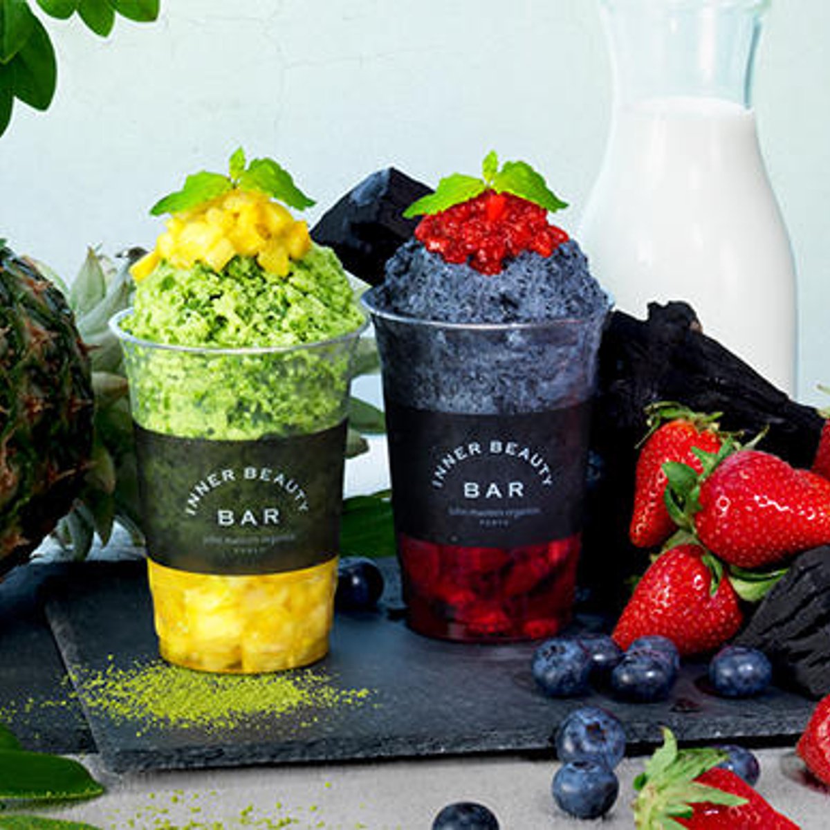 抹茶、モリンガ、竹炭。スーパーフードかき氷が登場！