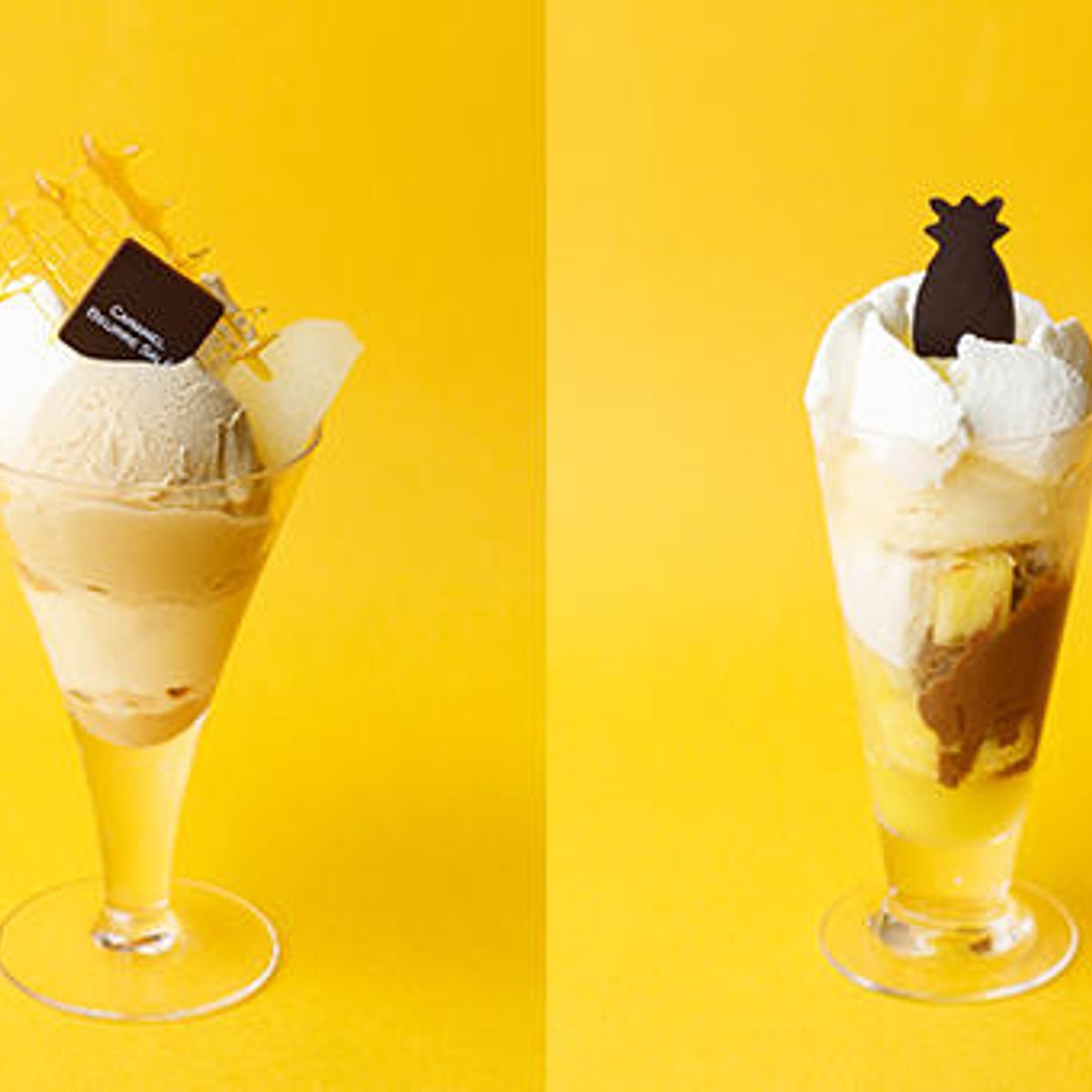 銀座散策の合間にチョコレートパフェでパワーチャージ。