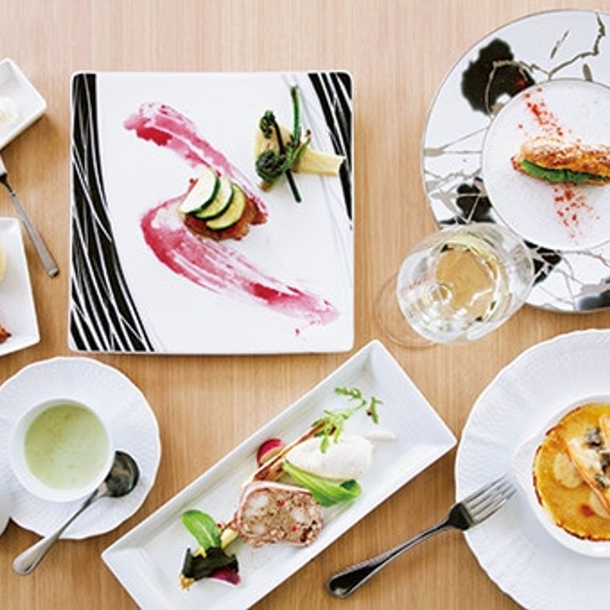 上野公園のお散歩後、フレンチをいただく優雅な朝。