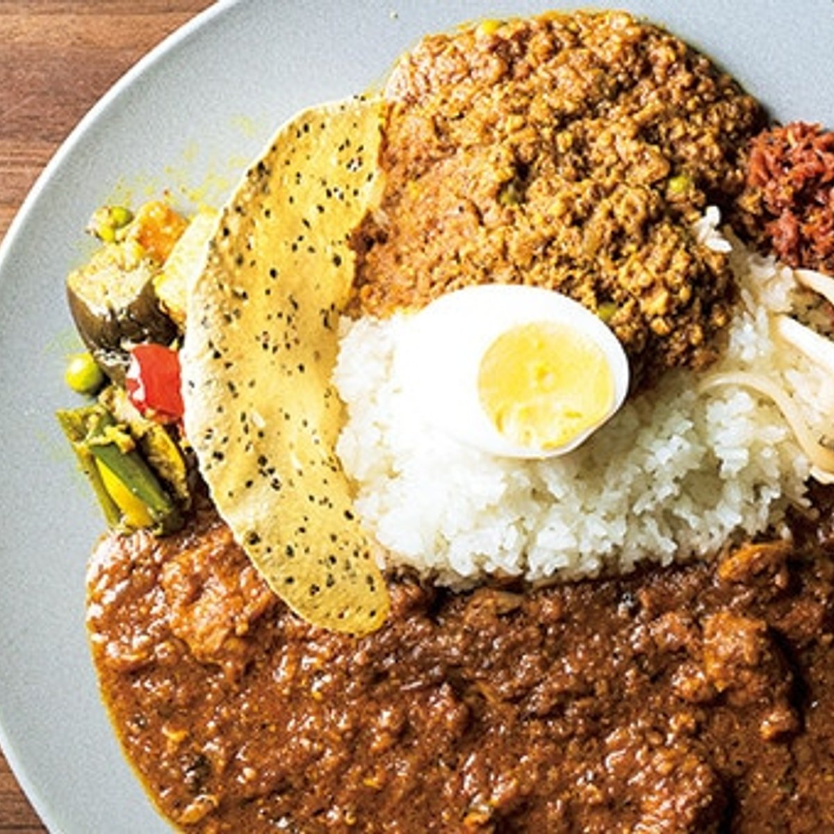 カルダモンが香る、洗練インドカレー。