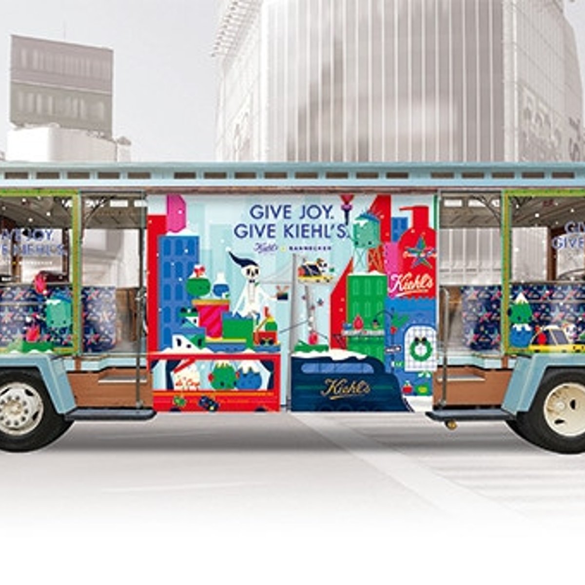 ギフトを詰め込んだキールズのバスが、あなたの街に！