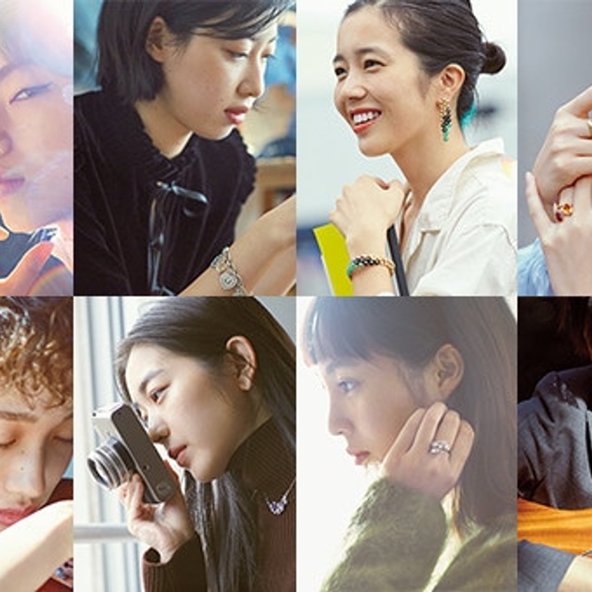 ジュエリーと8人の女性クリエイターと。