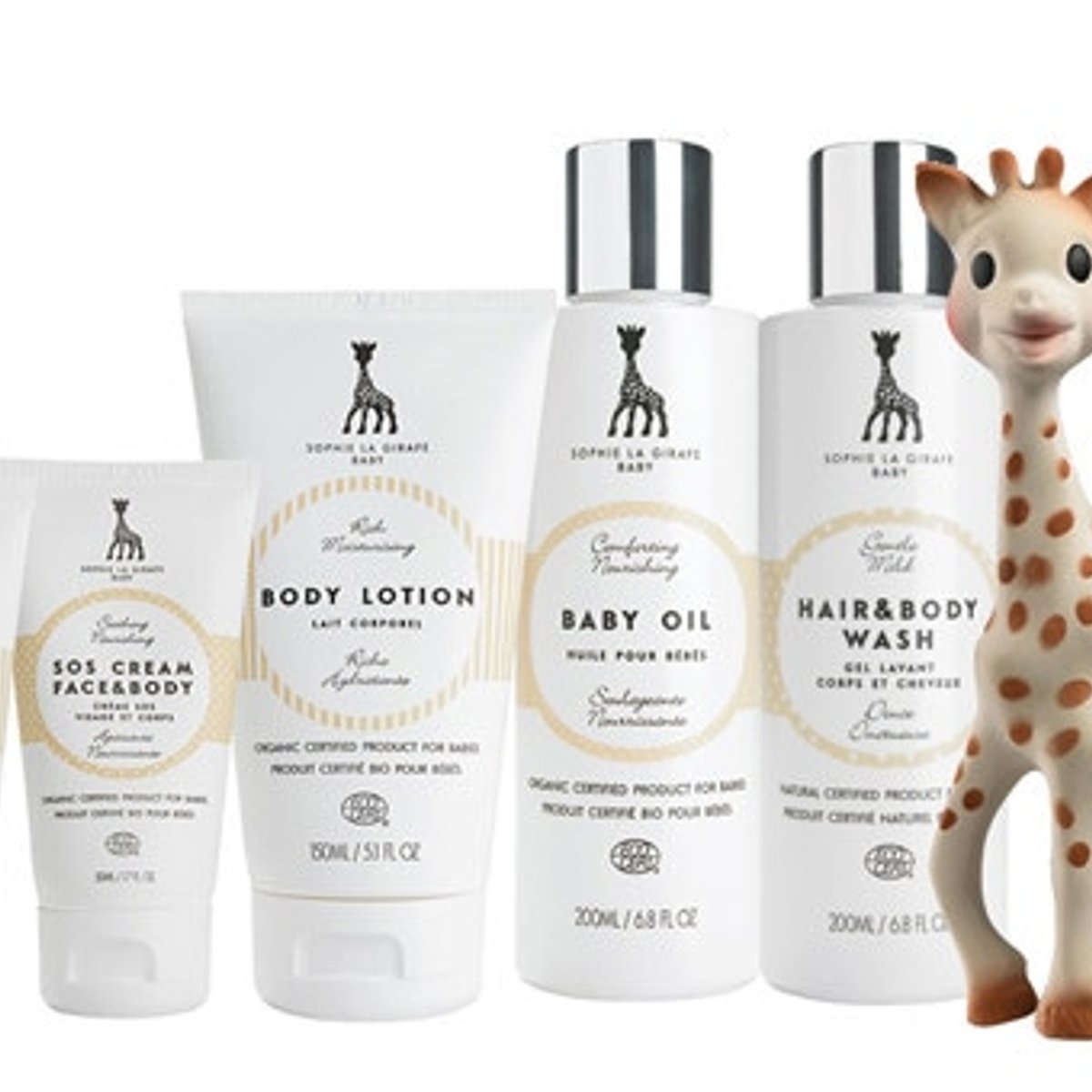 懐かしの「キリンのソフィー」から、天然コスメが日本初上陸。