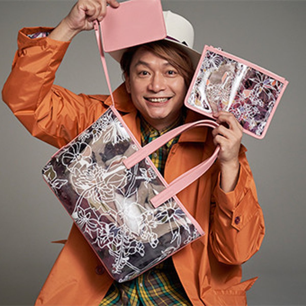 く*ー様 ヤンチェオンテンバール エコバッグ L 香取慎吾 完売品 smap 香取慎吾、ヤンチャな服づくり。 | madameFIGARO.jp（フィガロジャポン）