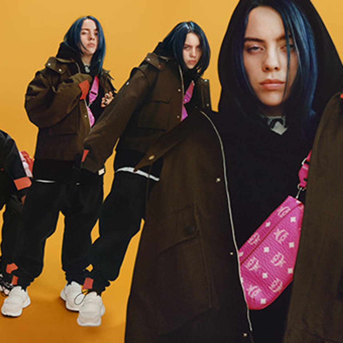 ビリー・アイリッシュ、MCMを大胆に着こなす。