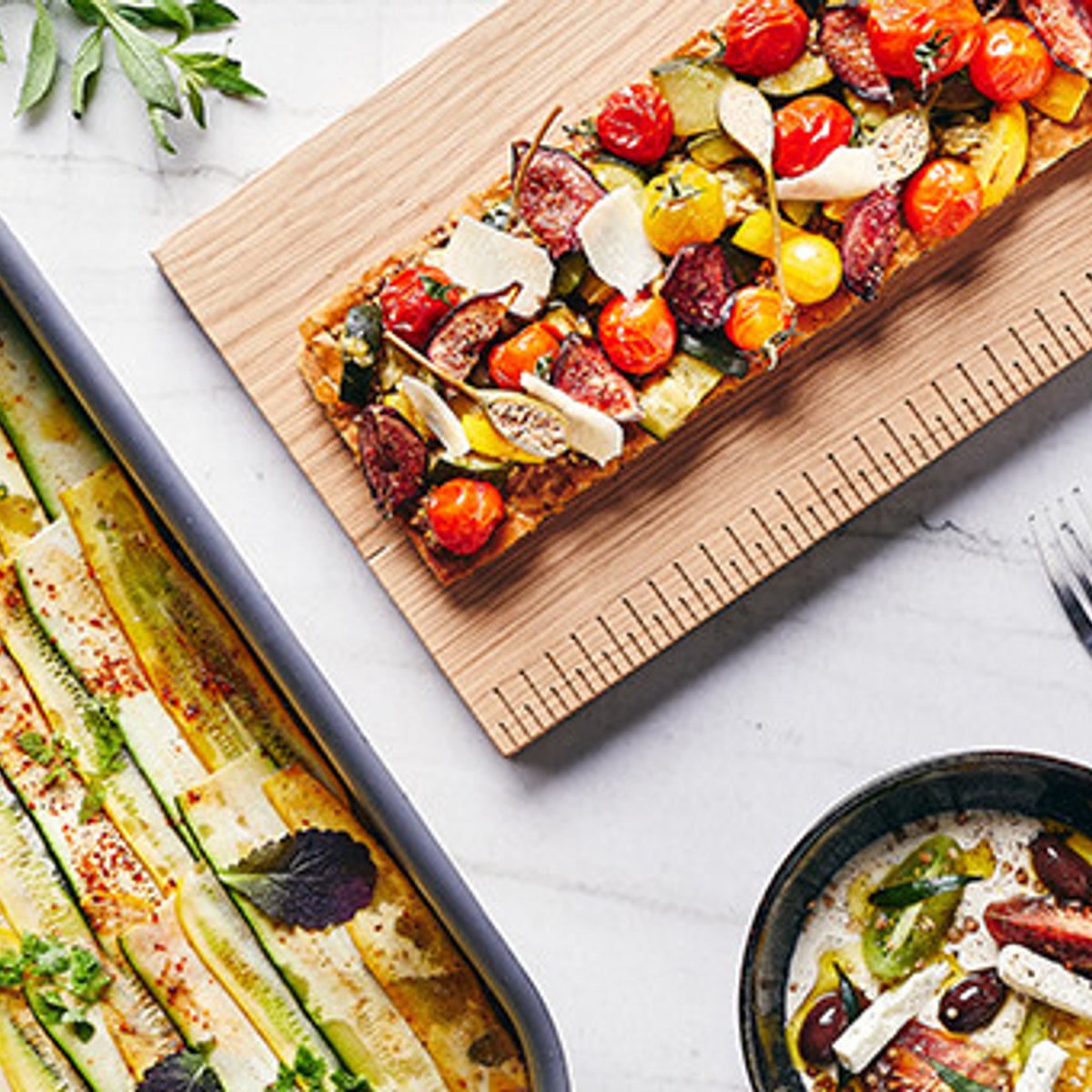 屋上に野菜畑！ ポリシネルのグルメな野菜料理とデザート。