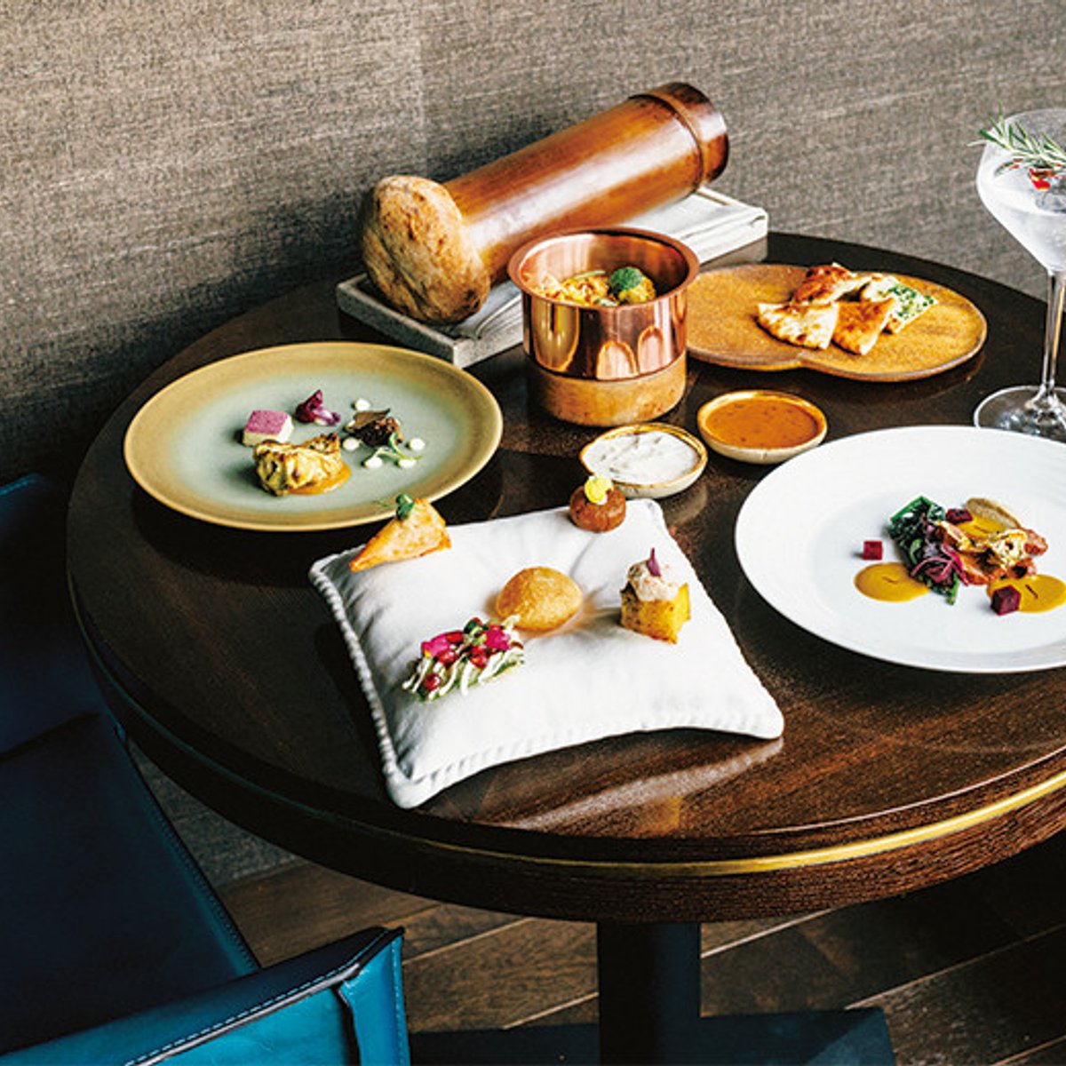 フレンチのエッセンスも取り入れた、革新的なインド料理。