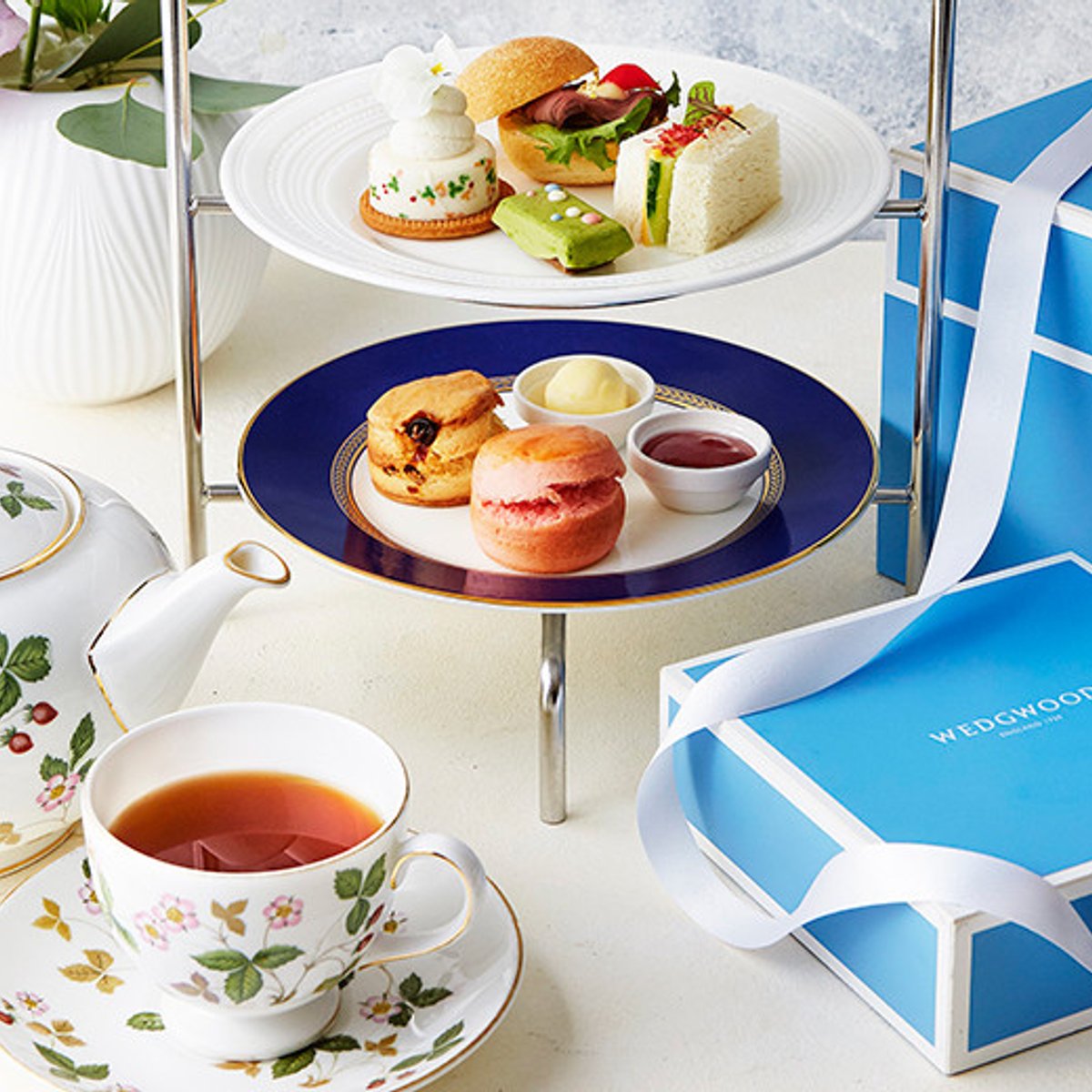 ザ・リッツ・カールトン大阪×ウェッジウッドのお茶時間。