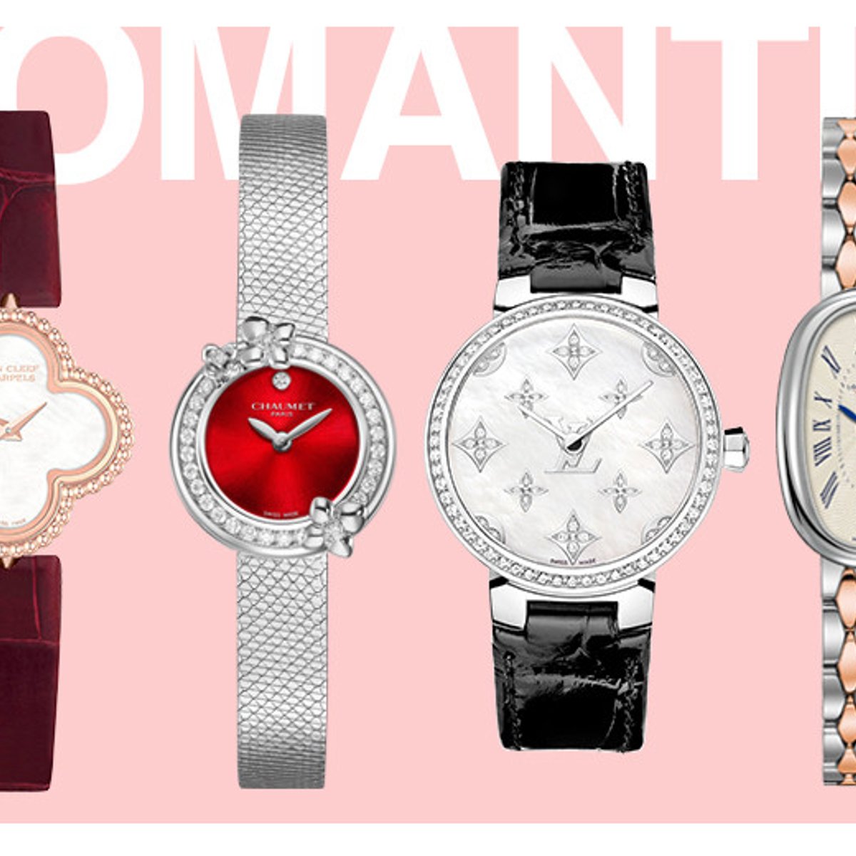 ロマンティック好きに、ちょっぴりビターな時計。