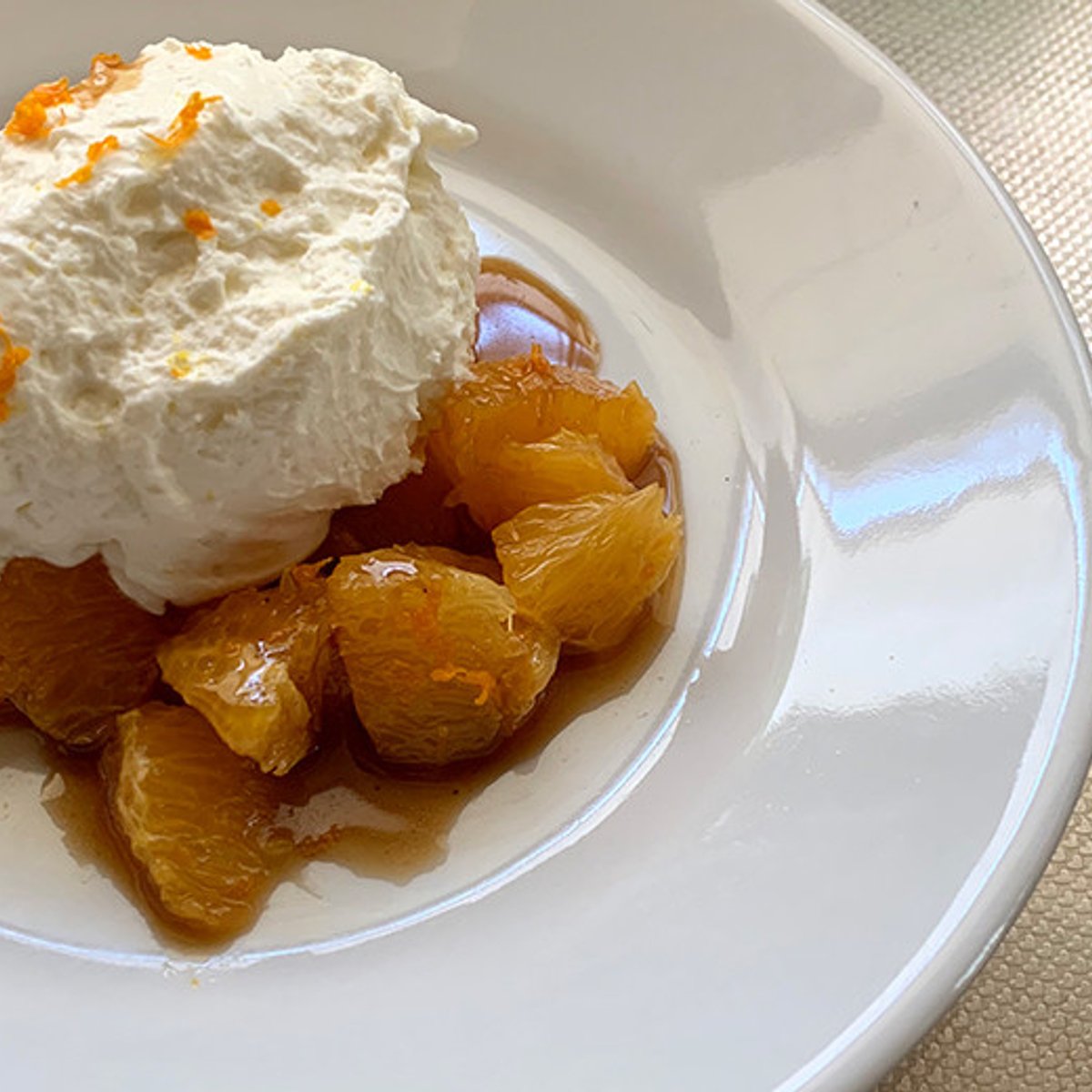 プレーンヨーグルトで作る「クレームダンジュ」