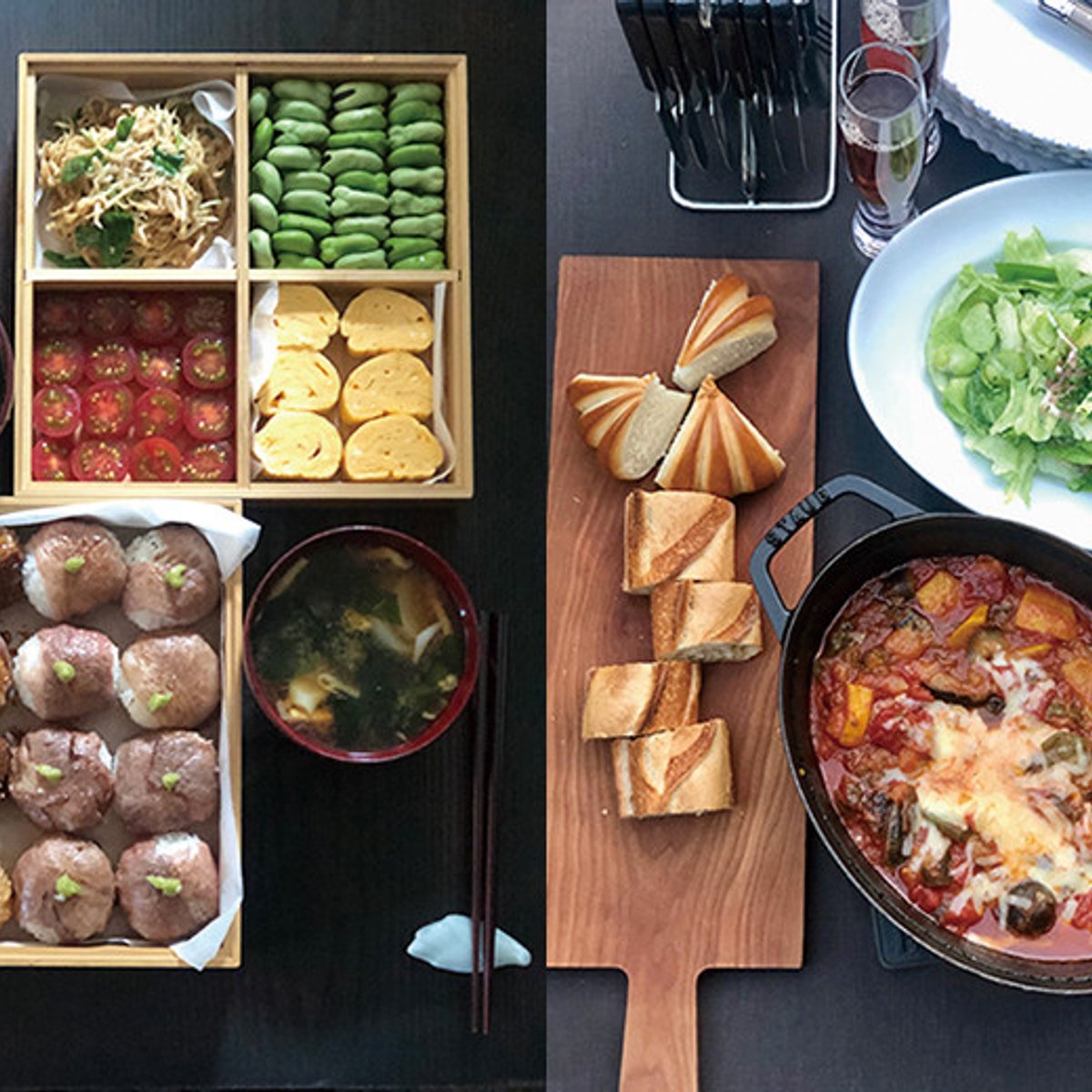 美しくて栄養たっぷり、青海さんのおうちご飯。