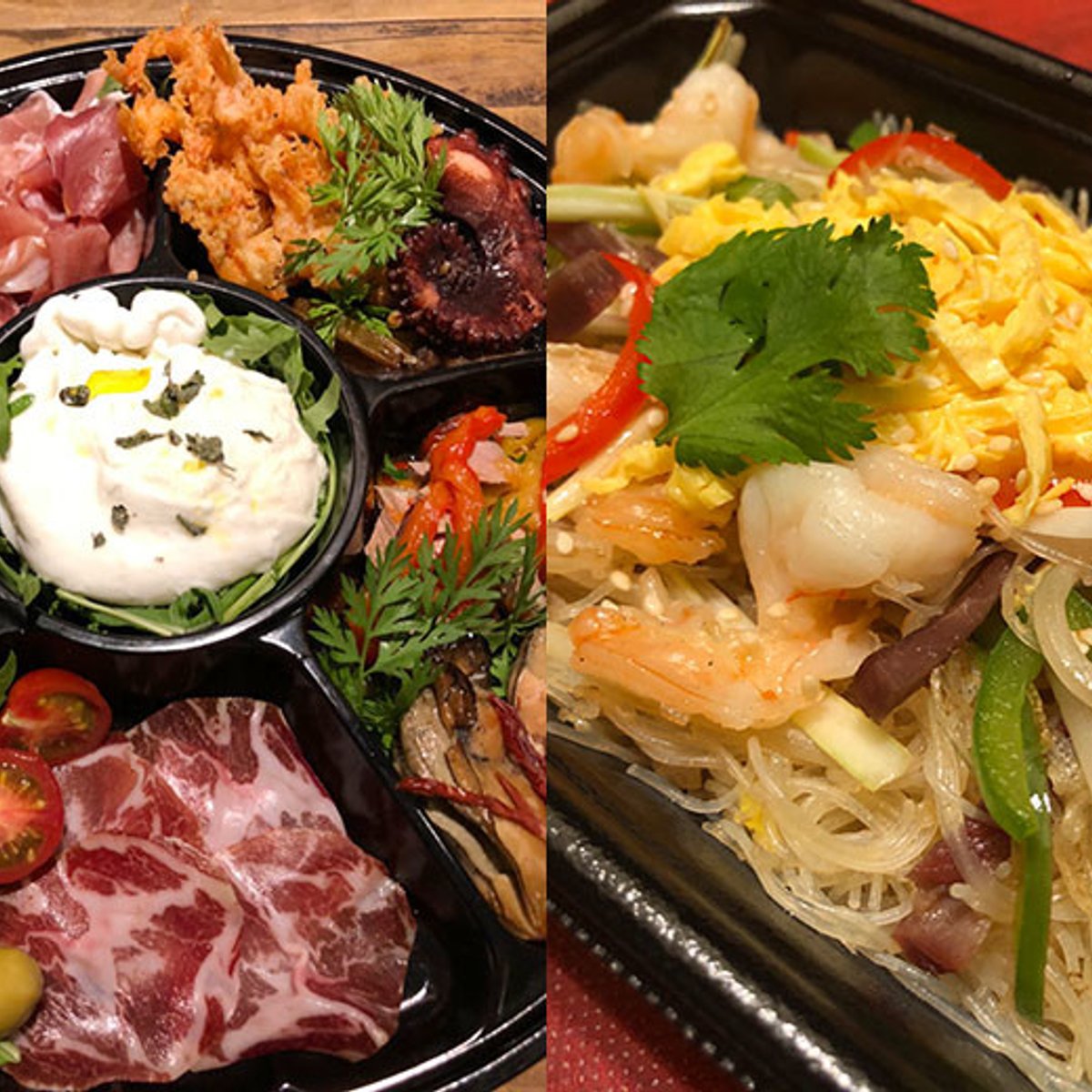 イタリアン＆中華料理、名店の味をテイクアウト。