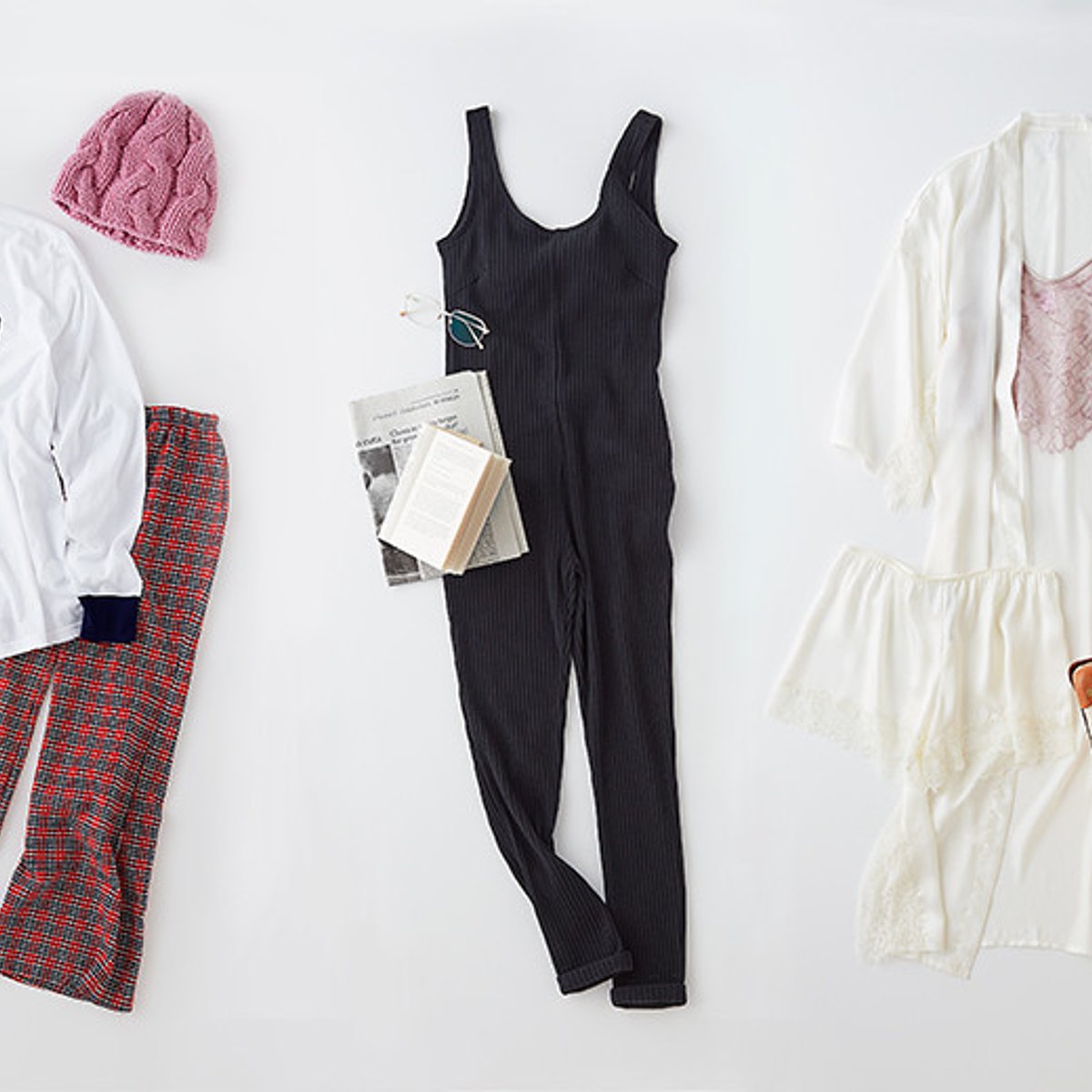 映画のヒロインみたいなナイトウエア。