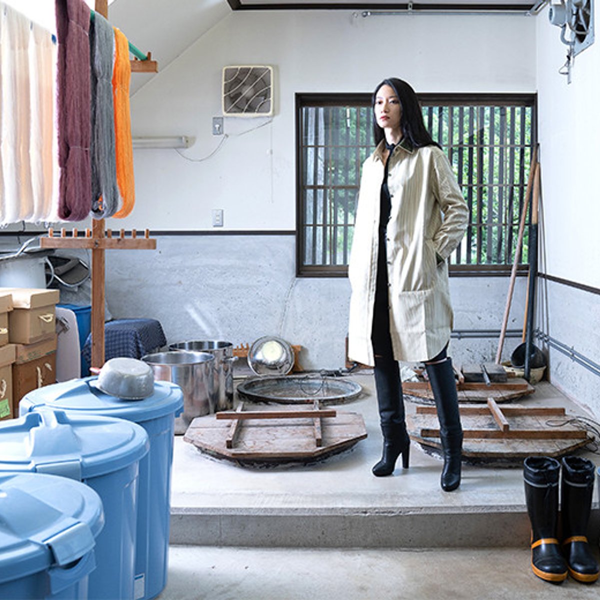 アルルナータで、牛首紬の新たな魅力を知る。