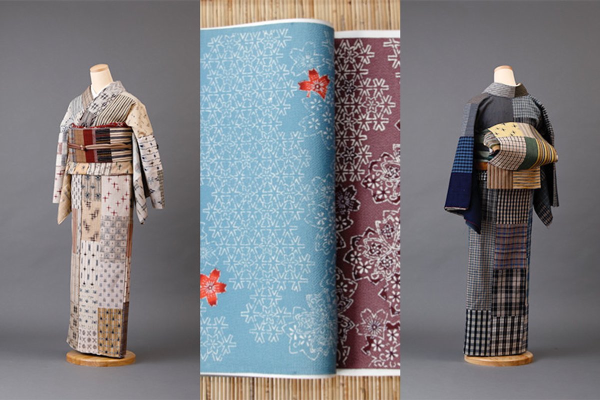 浦野理一氏卓布 伝説のきもの作家、浦野理一の布をリメイクして展示。 | madameFIGARO