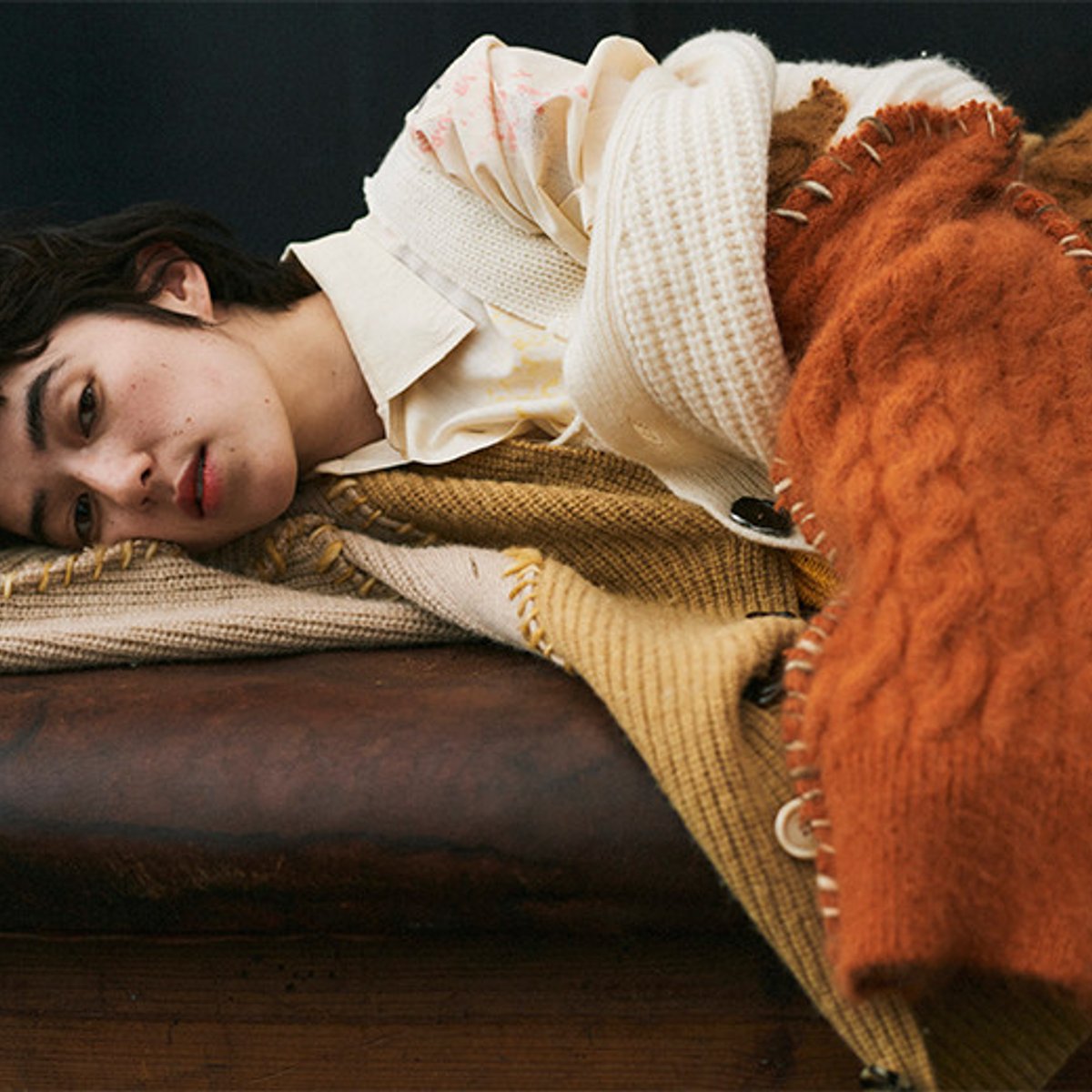 【東京パリジェンヌ】サクラ マヤ ミチキ×モチーフニット