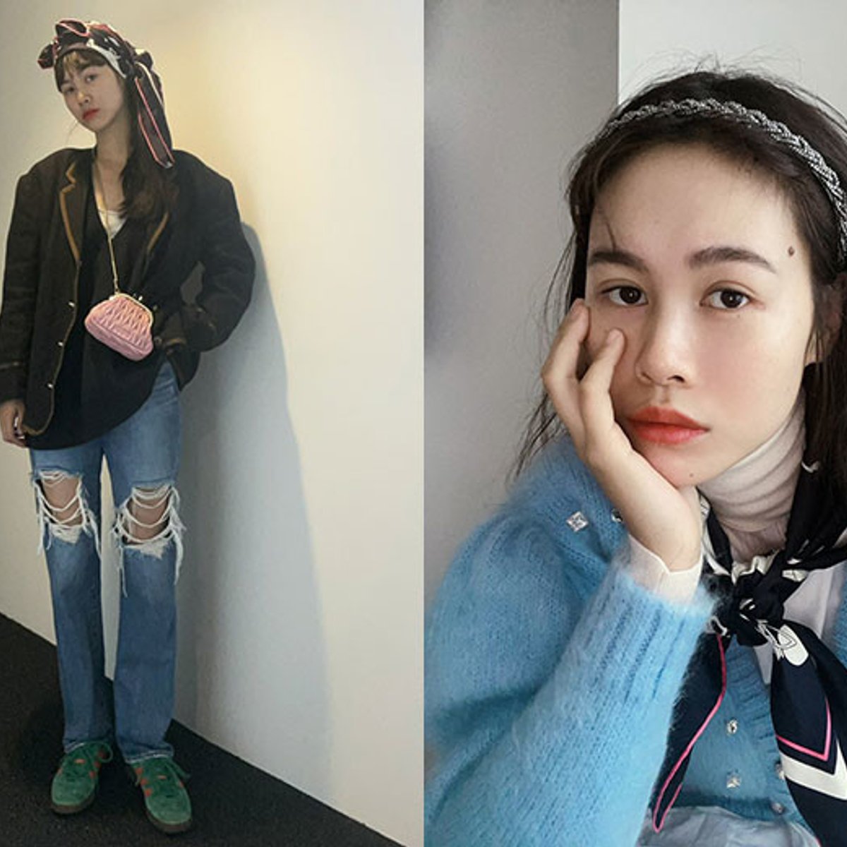 ミュウミュウの衣装で、3つのシチュエーション。