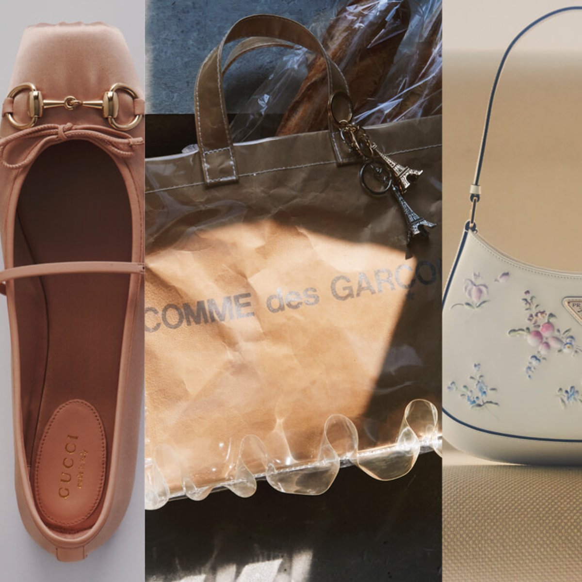 フレンチアイコンをお手本に！ いま買って春まで使えるシューズ＆バッグ。