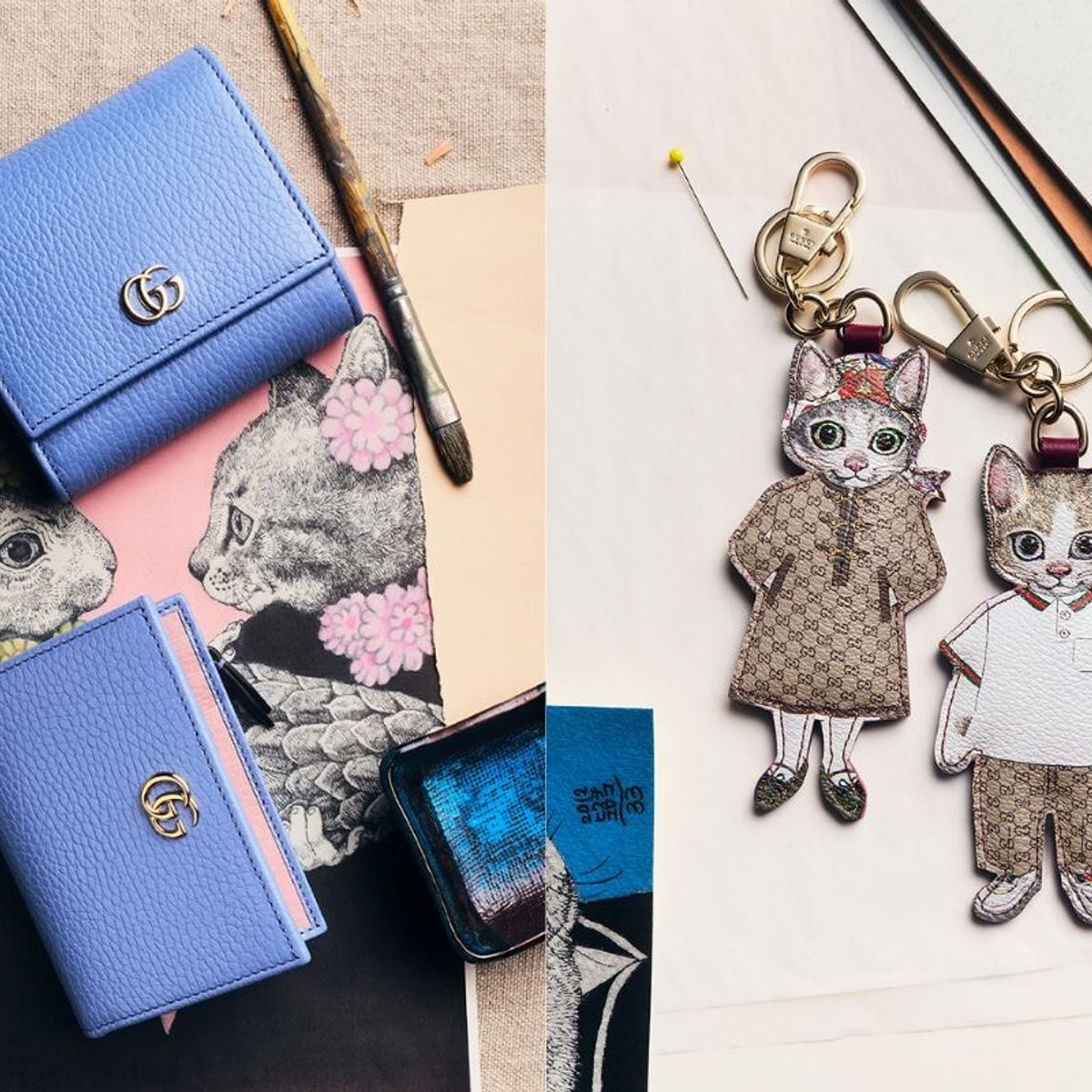 春のラッキーデーを祝して、グッチとヒグチユウコ氏とのコラボが登場 。【2025年開運財布】