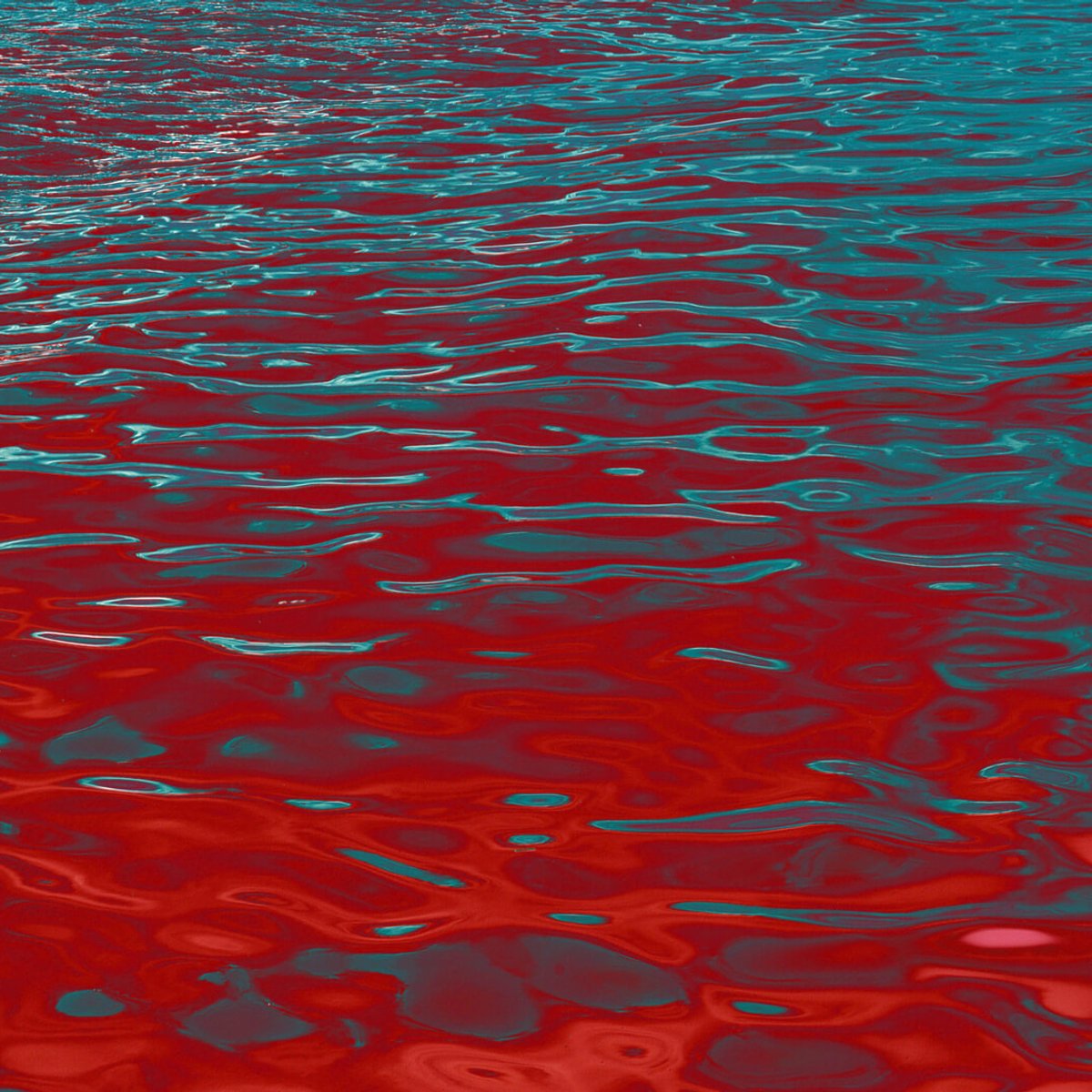 まるでエヴァンゲリオンの世界！？「赤く染まる海」で撮られた映像が話題に。